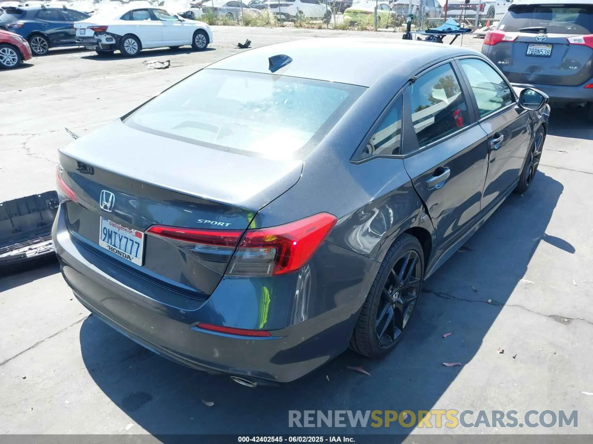 4 Photograph of a damaged car 2HGFE2F54RH575593 HONDA CIVIC 2024