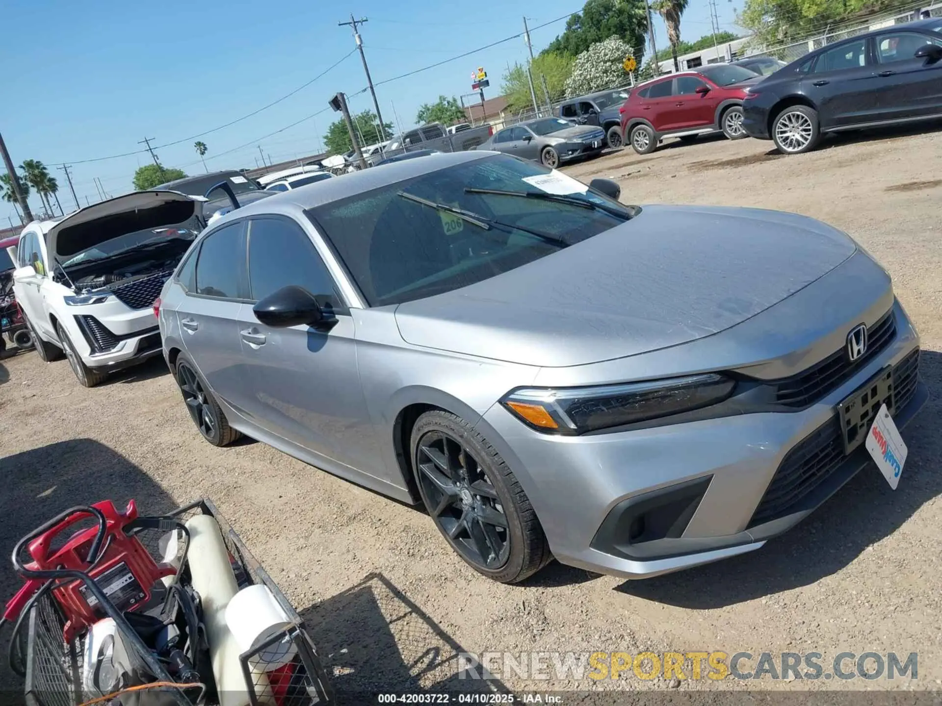 1 Photograph of a damaged car 2HGFE2F54RH578574 HONDA CIVIC 2024