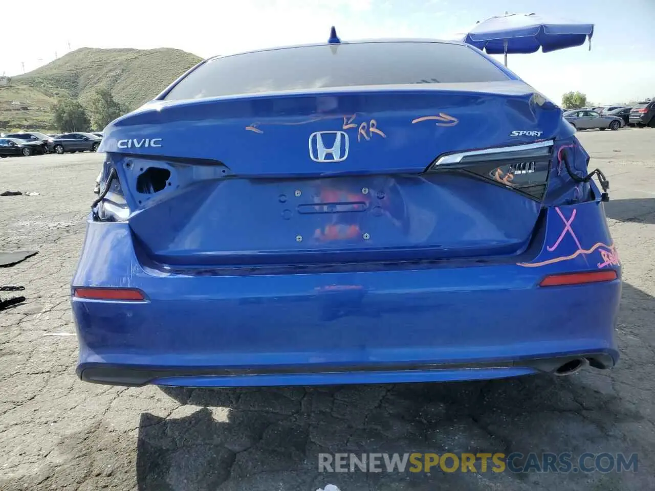 6 Photograph of a damaged car 2HGFE2F54RH589123 HONDA CIVIC 2024
