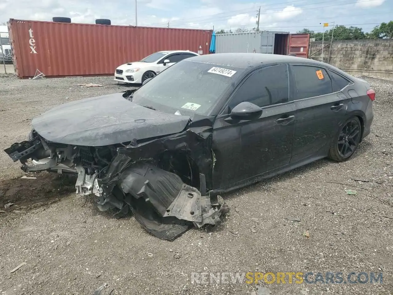 1 Photograph of a damaged car 2HGFE2F54RH594533 HONDA CIVIC 2024