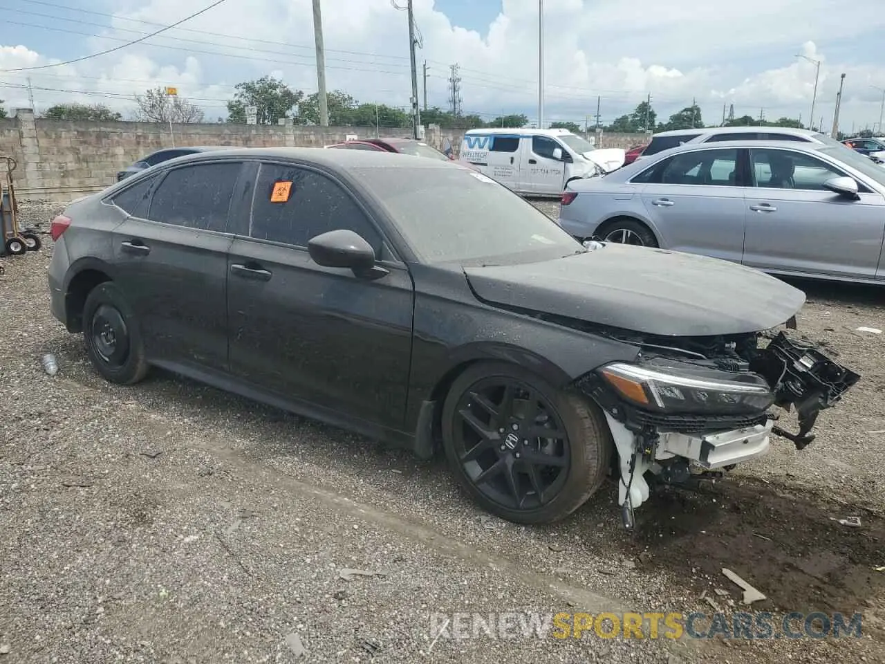 4 Photograph of a damaged car 2HGFE2F54RH594533 HONDA CIVIC 2024