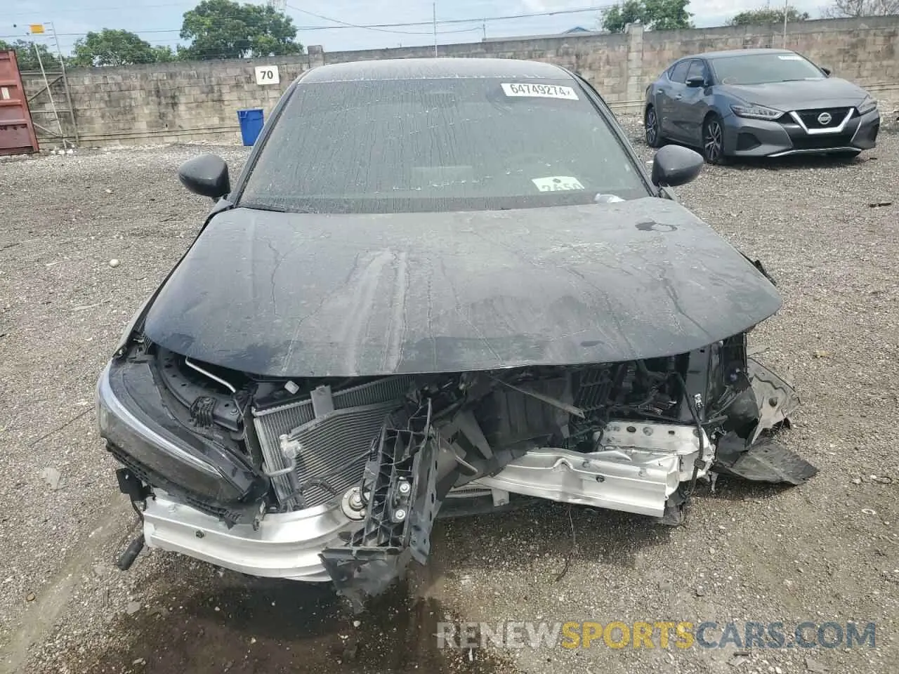 5 Photograph of a damaged car 2HGFE2F54RH594533 HONDA CIVIC 2024