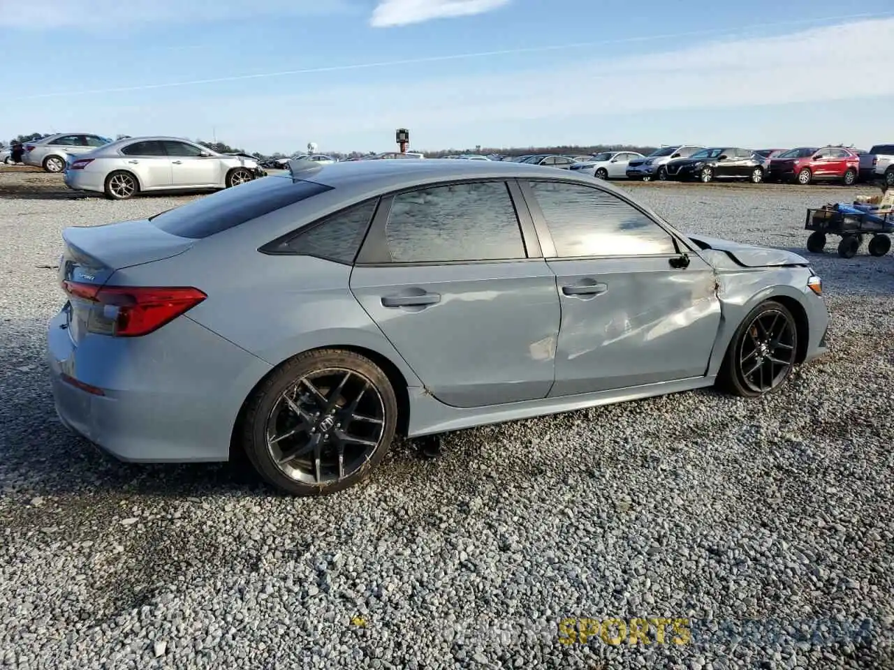 3 Photograph of a damaged car 2HGFE2F55RH503074 HONDA CIVIC 2024