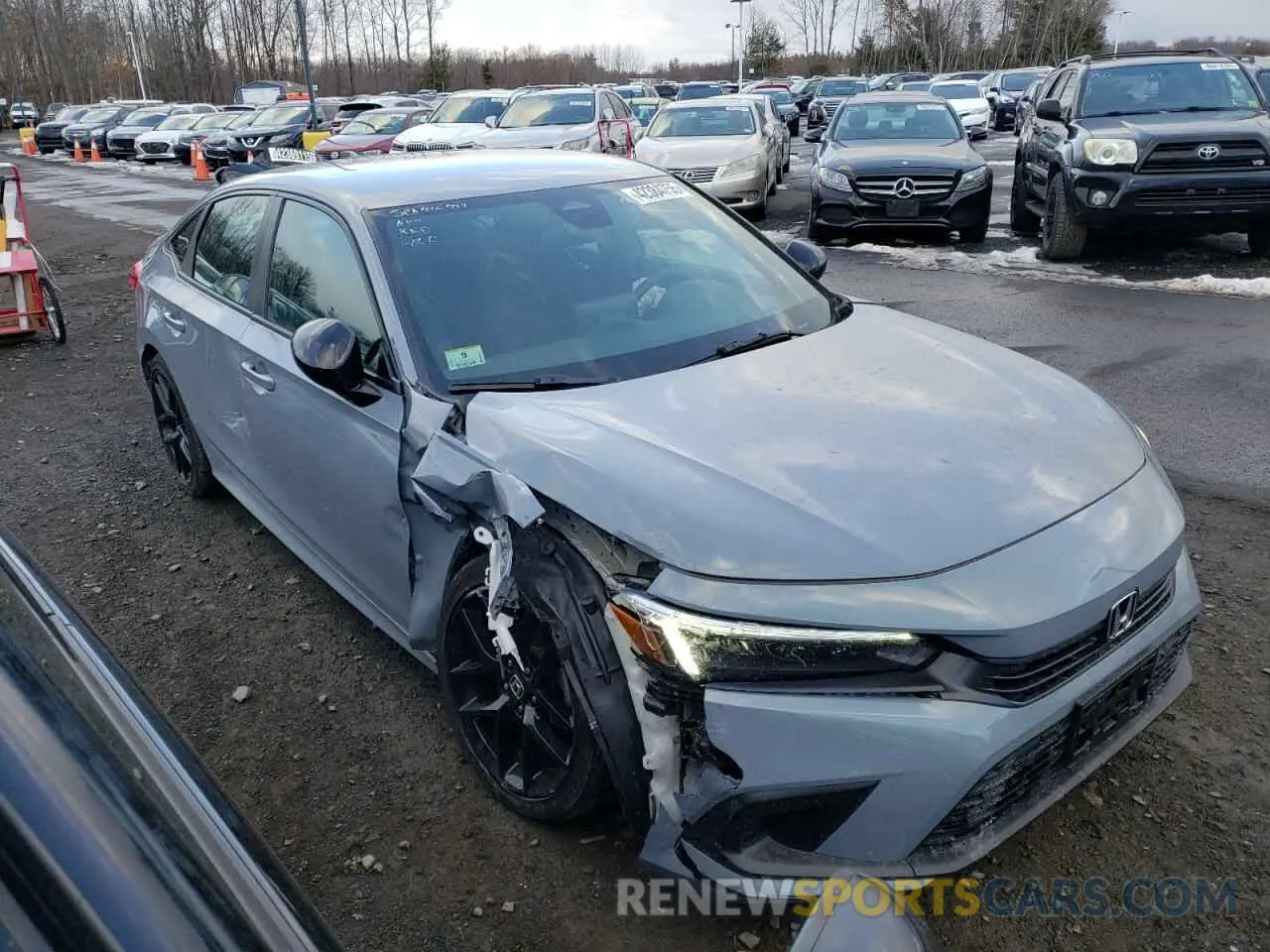 4 Photograph of a damaged car 2HGFE2F55RH506914 HONDA CIVIC 2024