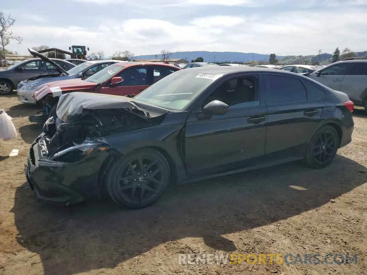 1 Photograph of a damaged car 2HGFE2F55RH521218 HONDA CIVIC 2024