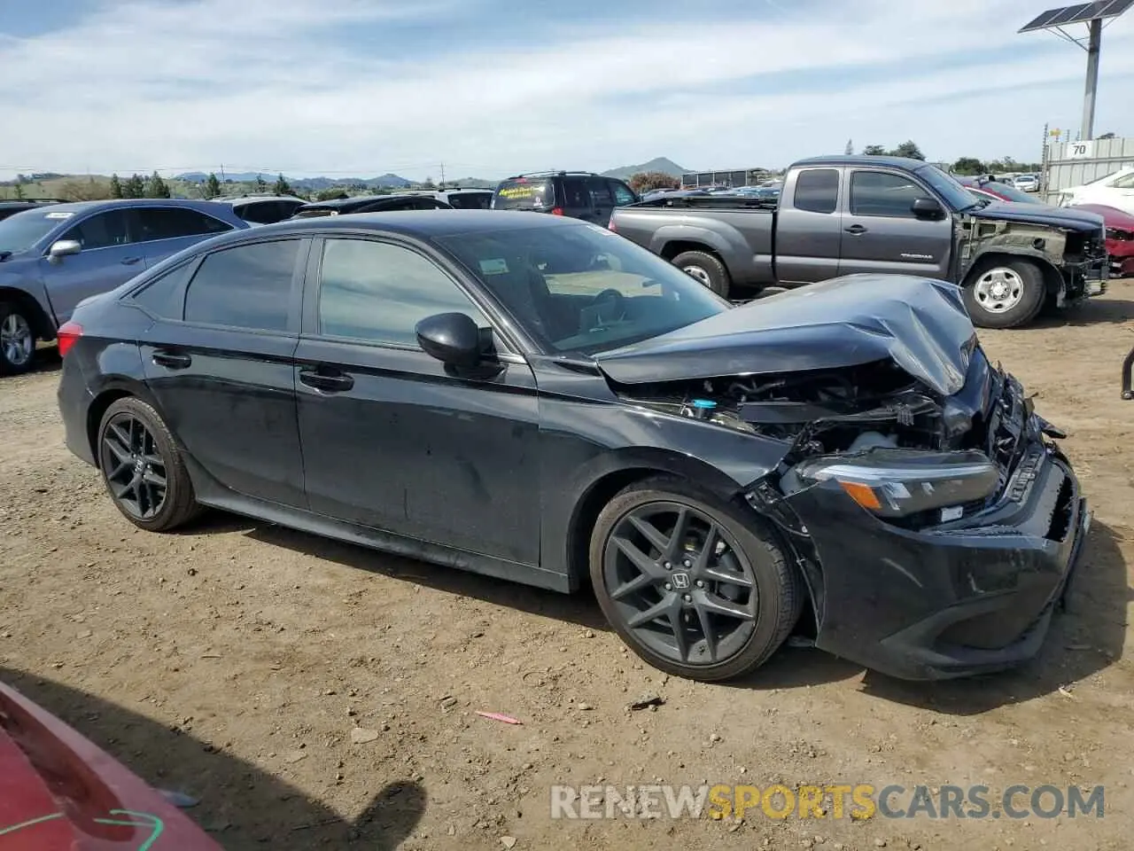 4 Photograph of a damaged car 2HGFE2F55RH521218 HONDA CIVIC 2024