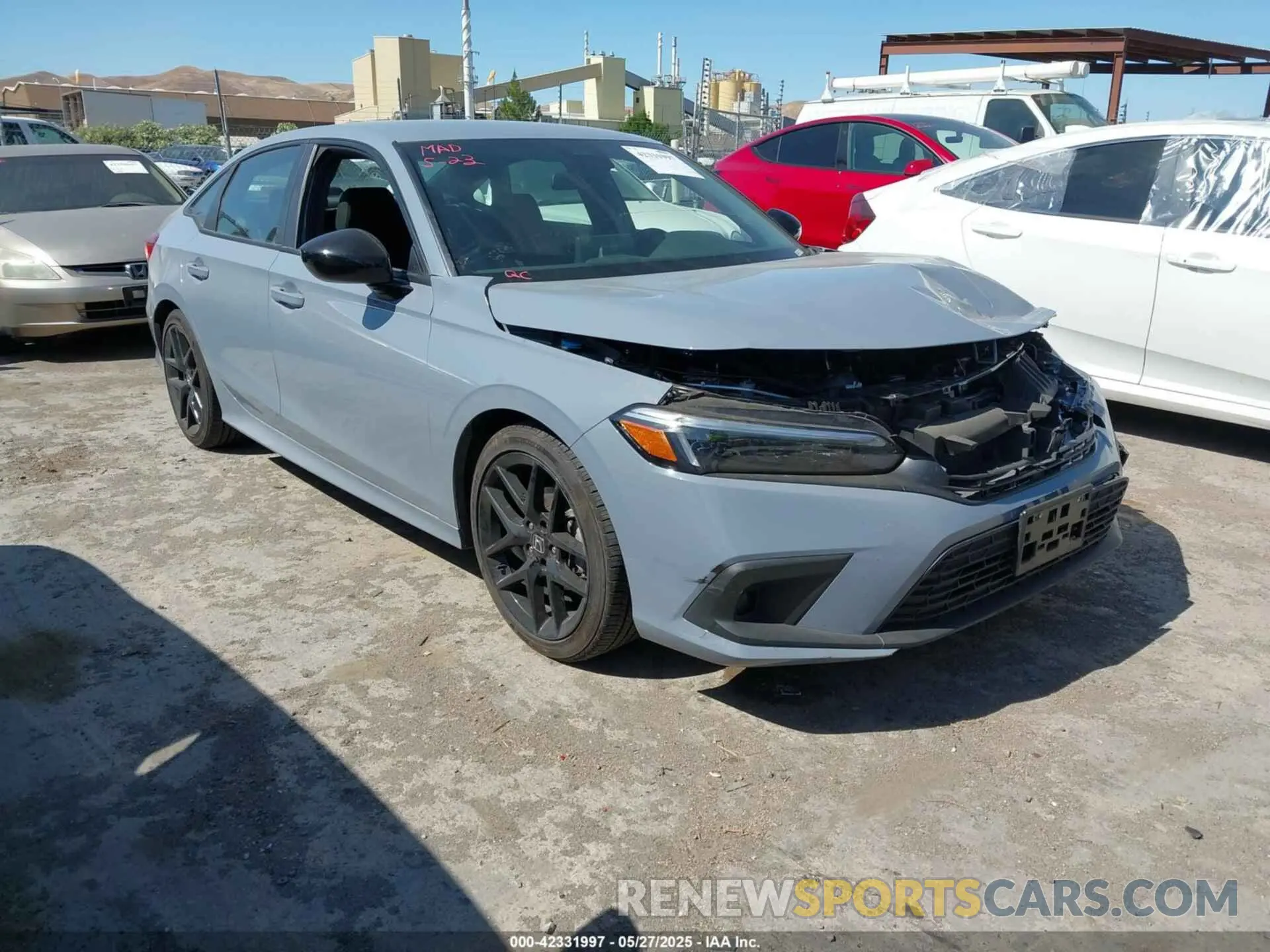 1 Photograph of a damaged car 2HGFE2F55RH531117 HONDA CIVIC 2024