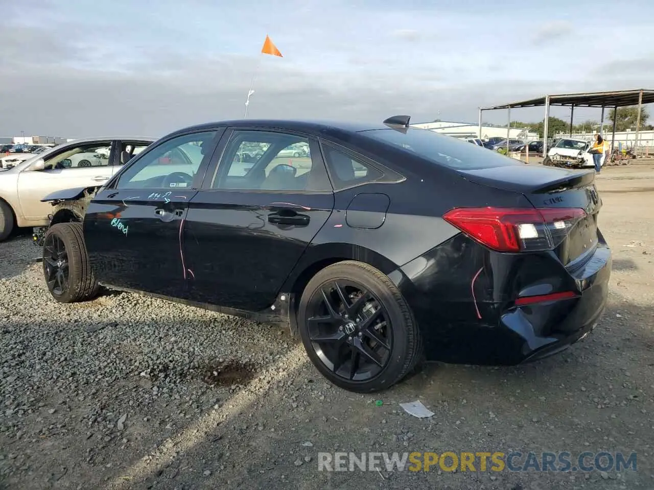 2 Photograph of a damaged car 2HGFE2F55RH536785 HONDA CIVIC 2024