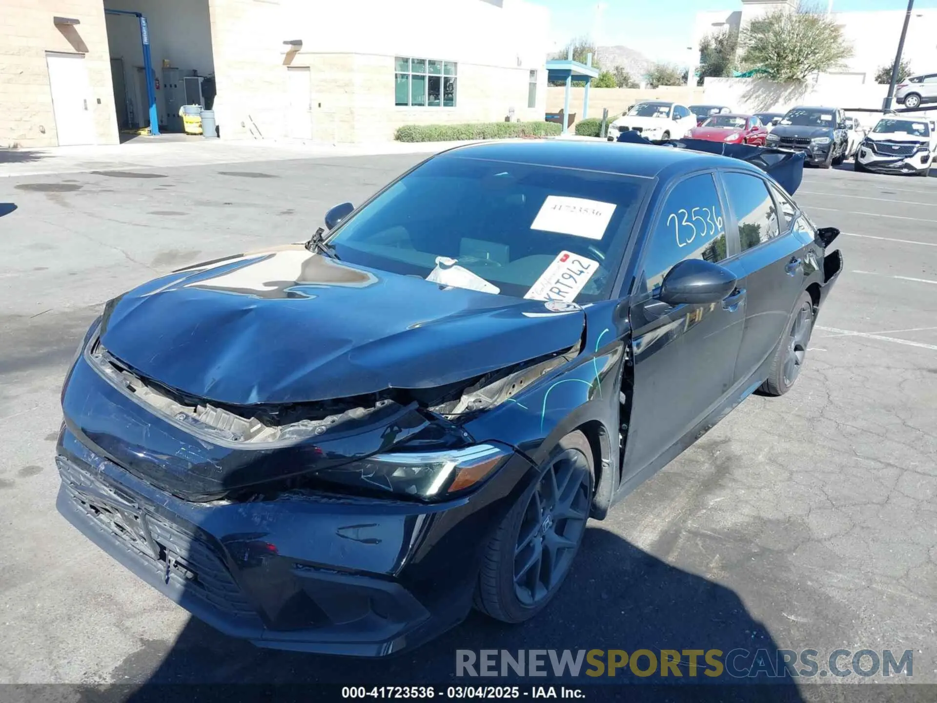 2 Photograph of a damaged car 2HGFE2F55RH538505 HONDA CIVIC 2024