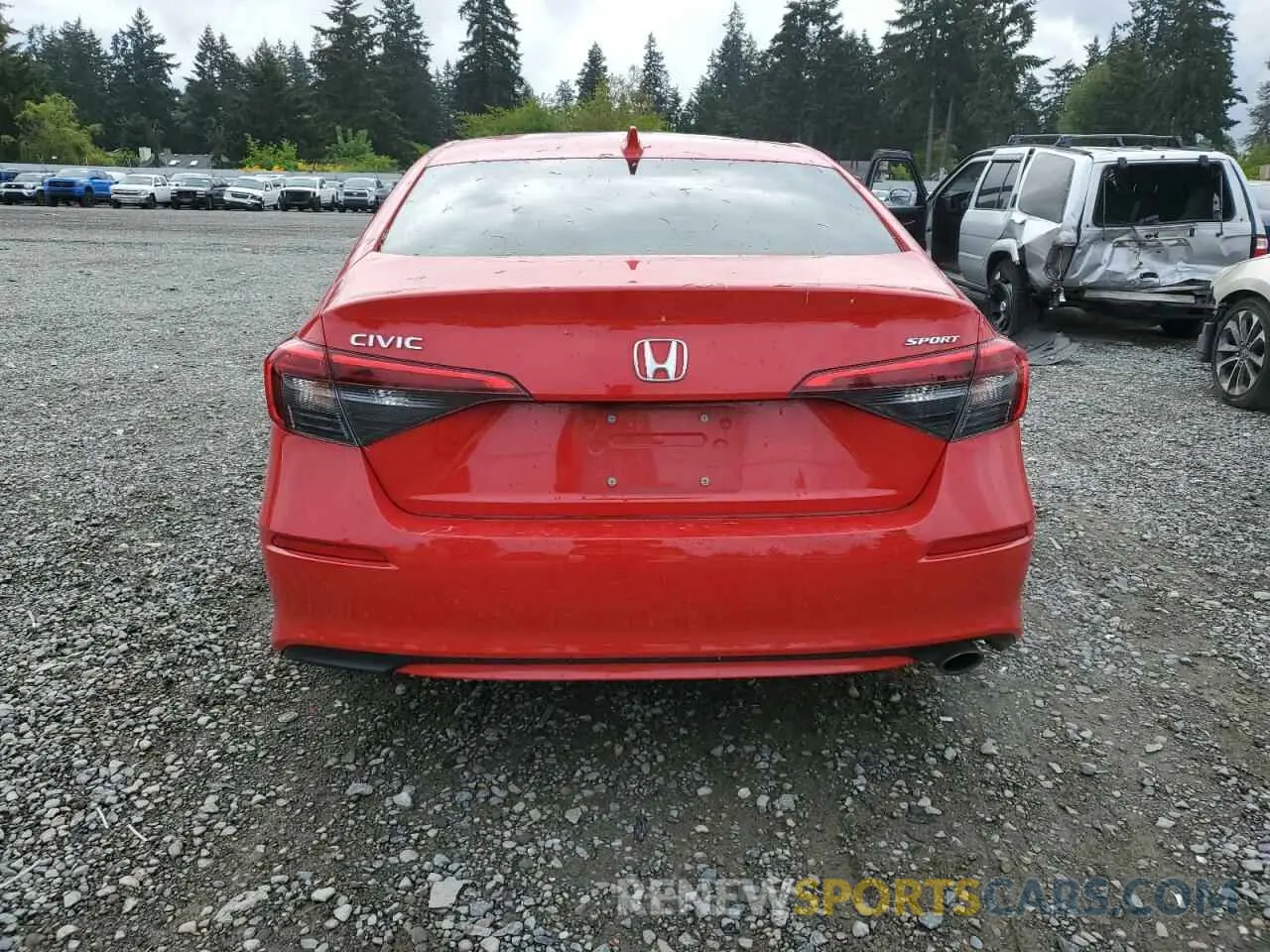 6 Photograph of a damaged car 2HGFE2F55RH545762 HONDA CIVIC 2024