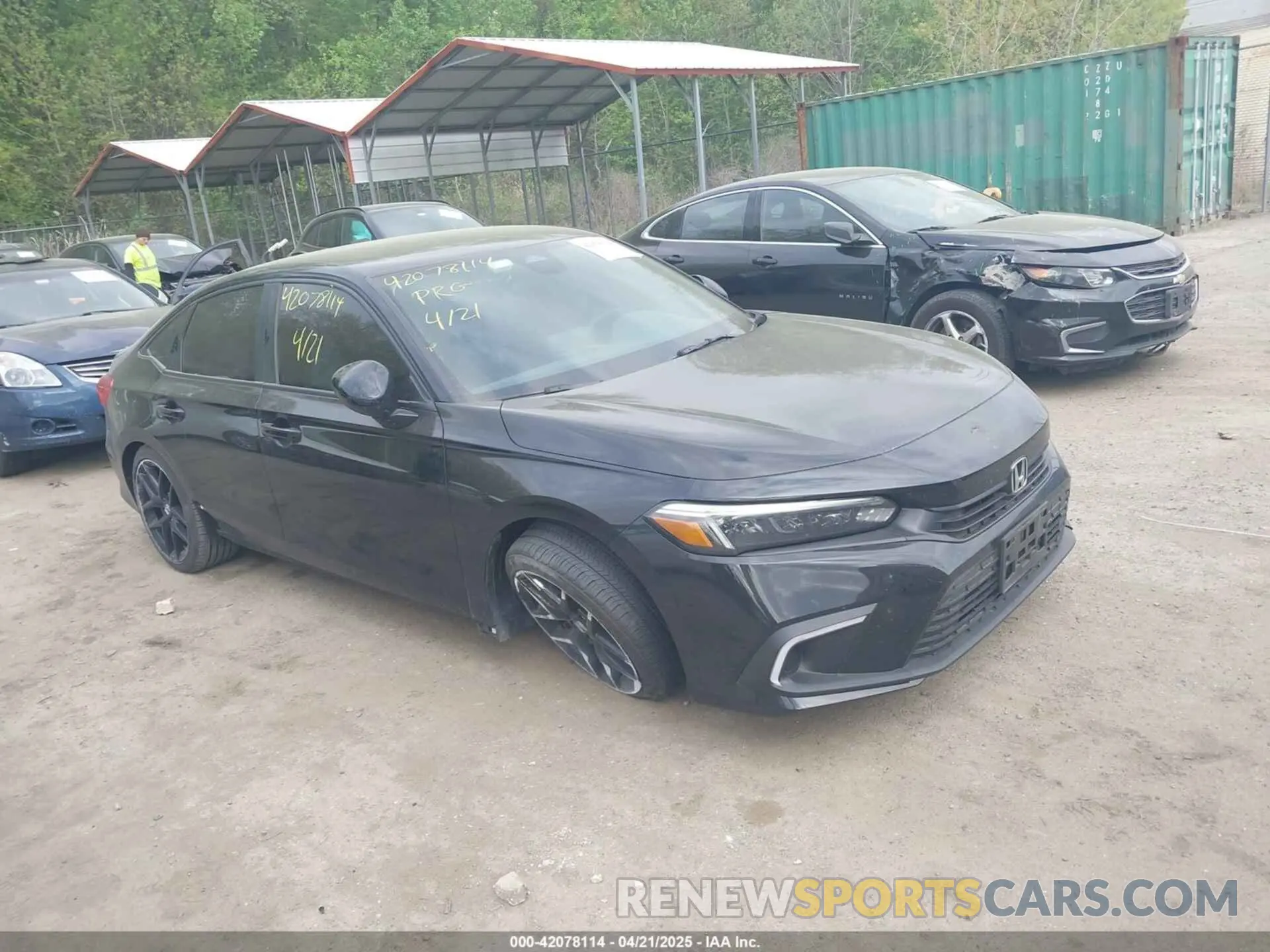 1 Photograph of a damaged car 2HGFE2F55RH550153 HONDA CIVIC 2024