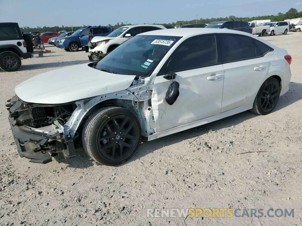 1 Photograph of a damaged car 2HGFE2F55RH550282 HONDA CIVIC 2024