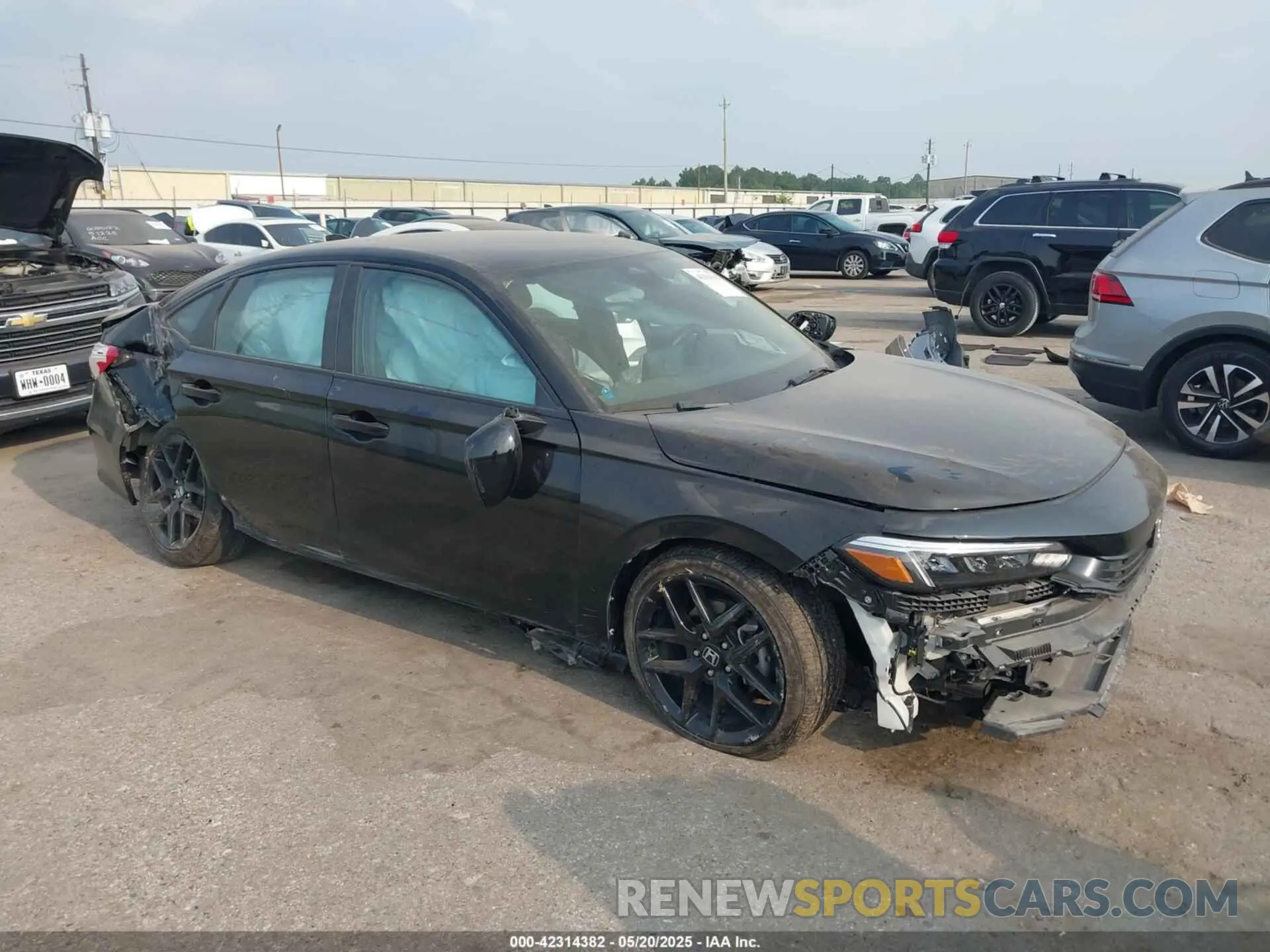 1 Photograph of a damaged car 2HGFE2F55RH551920 HONDA CIVIC 2024