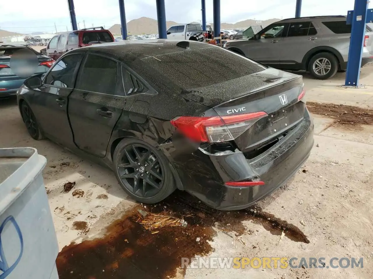 2 Photograph of a damaged car 2HGFE2F55RH571648 HONDA CIVIC 2024