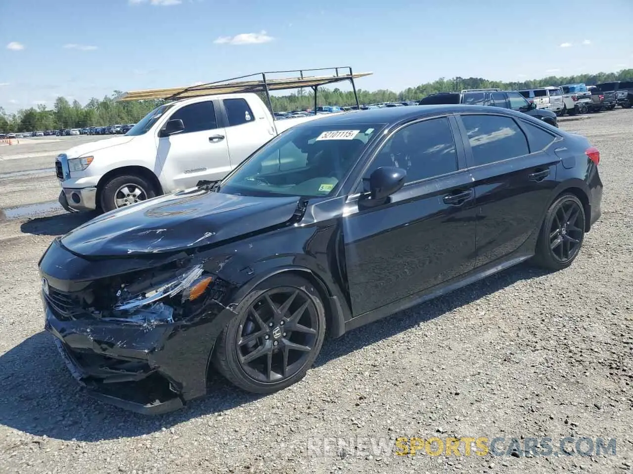 1 Photograph of a damaged car 2HGFE2F55RH576154 HONDA CIVIC 2024