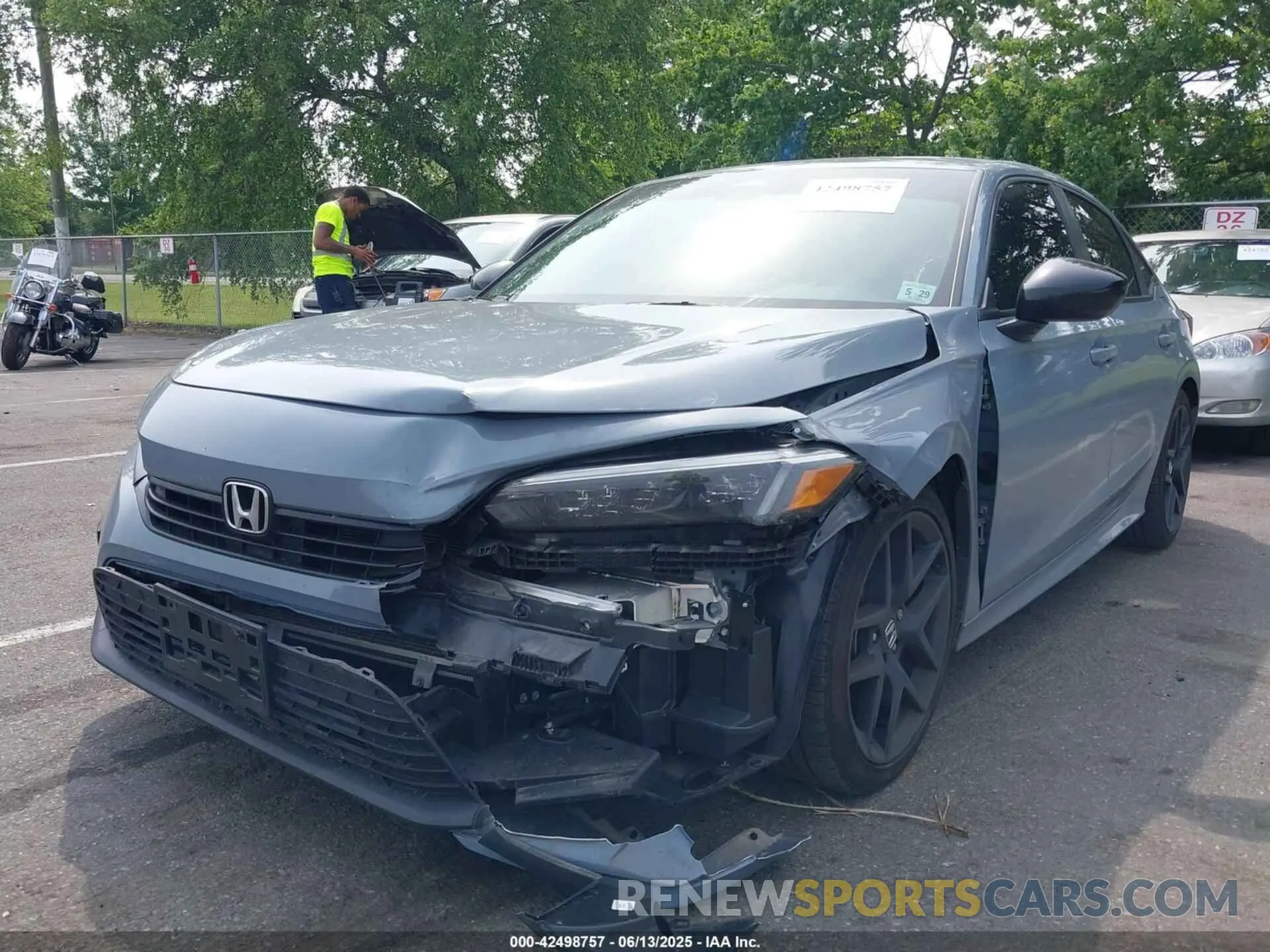 2 Photograph of a damaged car 2HGFE2F55RH577305 HONDA CIVIC 2024
