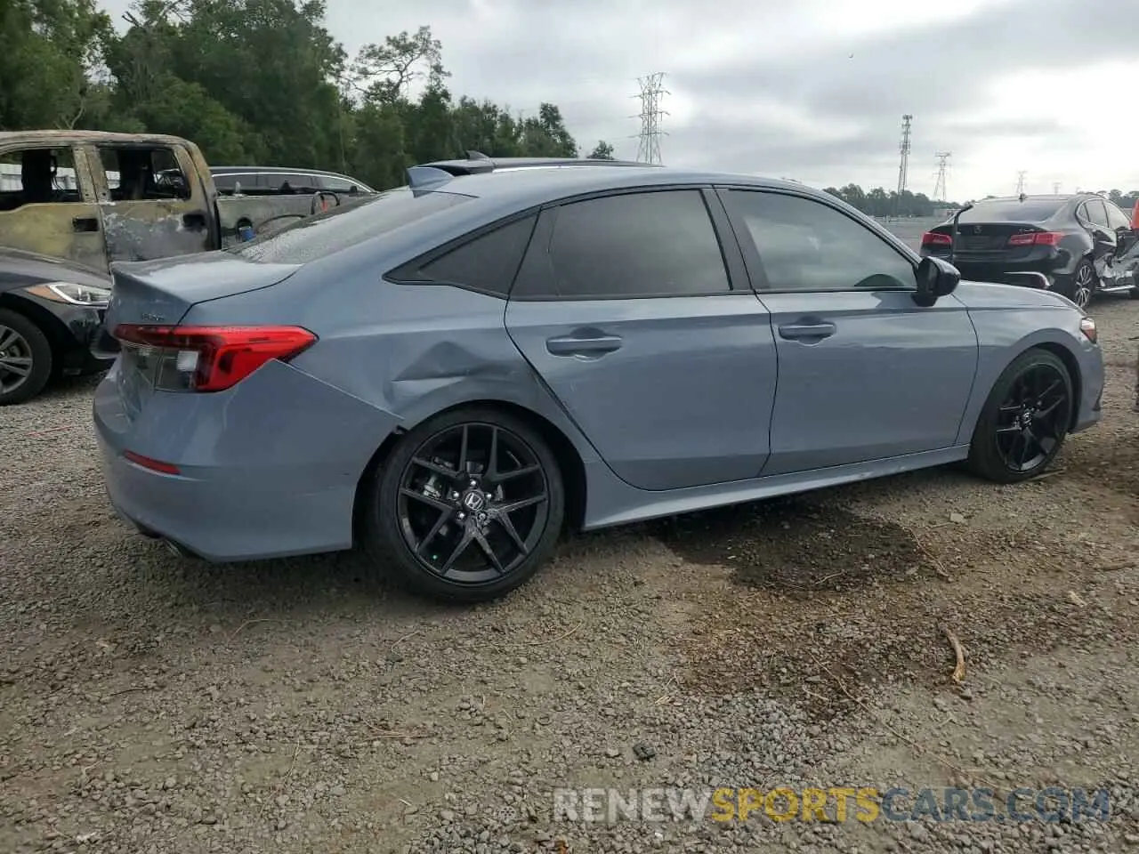 3 Photograph of a damaged car 2HGFE2F55RH578938 HONDA CIVIC 2024