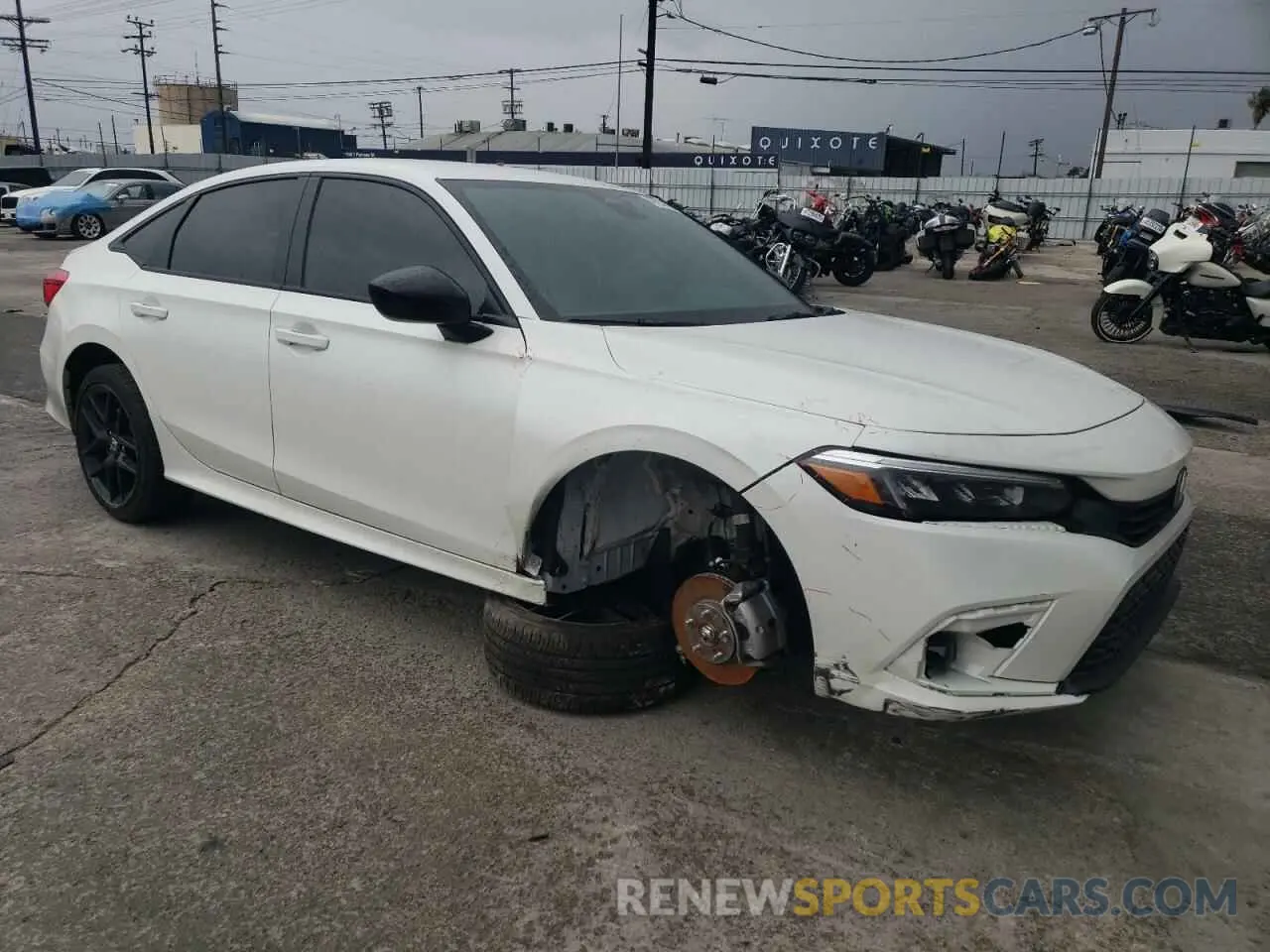 4 Photograph of a damaged car 2HGFE2F55RH582682 HONDA CIVIC 2024