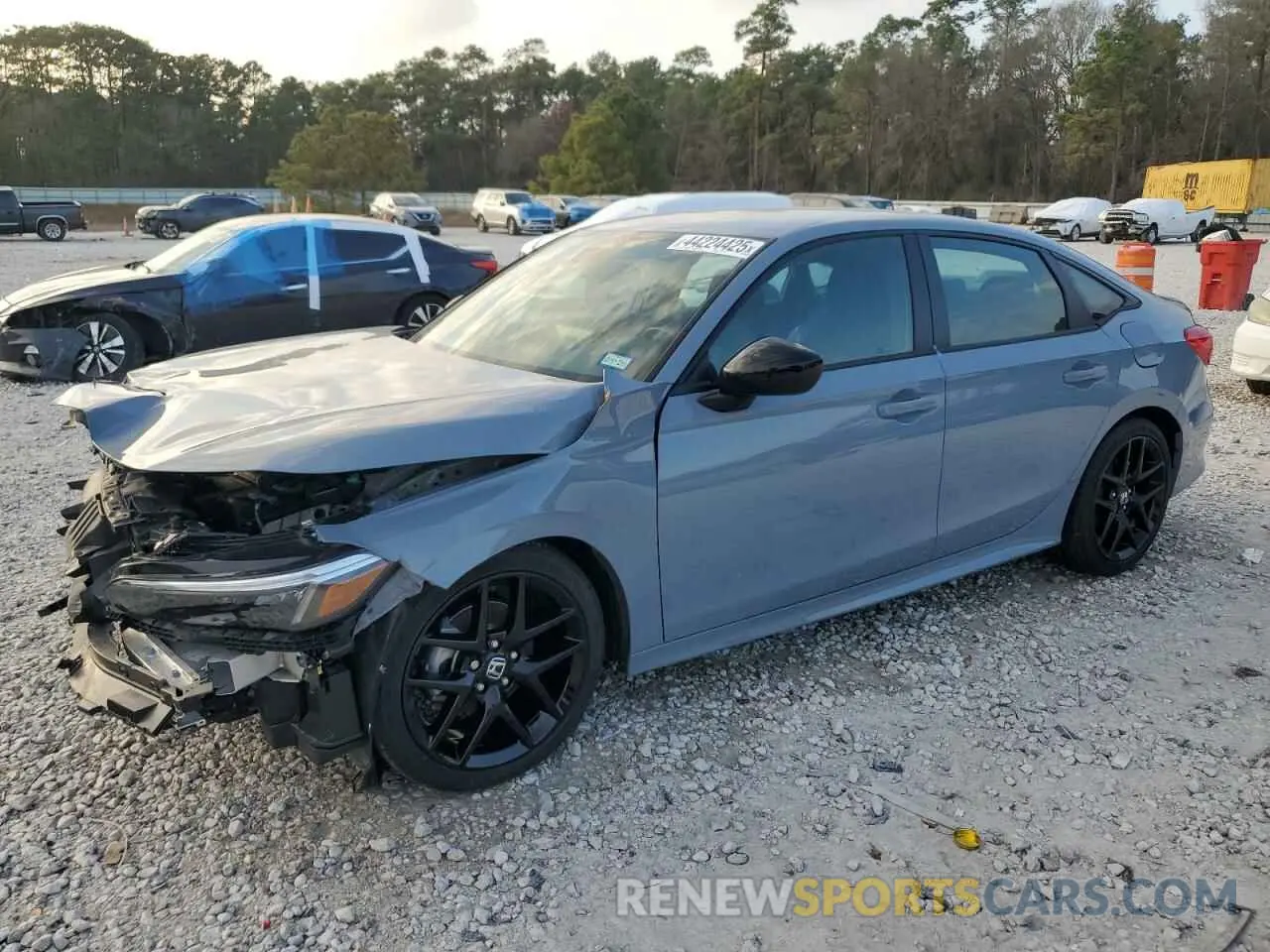 1 Photograph of a damaged car 2HGFE2F55RH583055 HONDA CIVIC 2024
