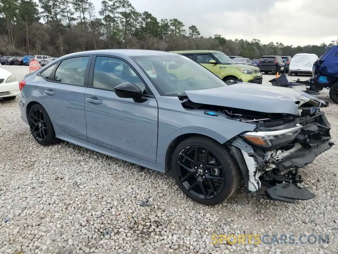 4 Photograph of a damaged car 2HGFE2F55RH583055 HONDA CIVIC 2024