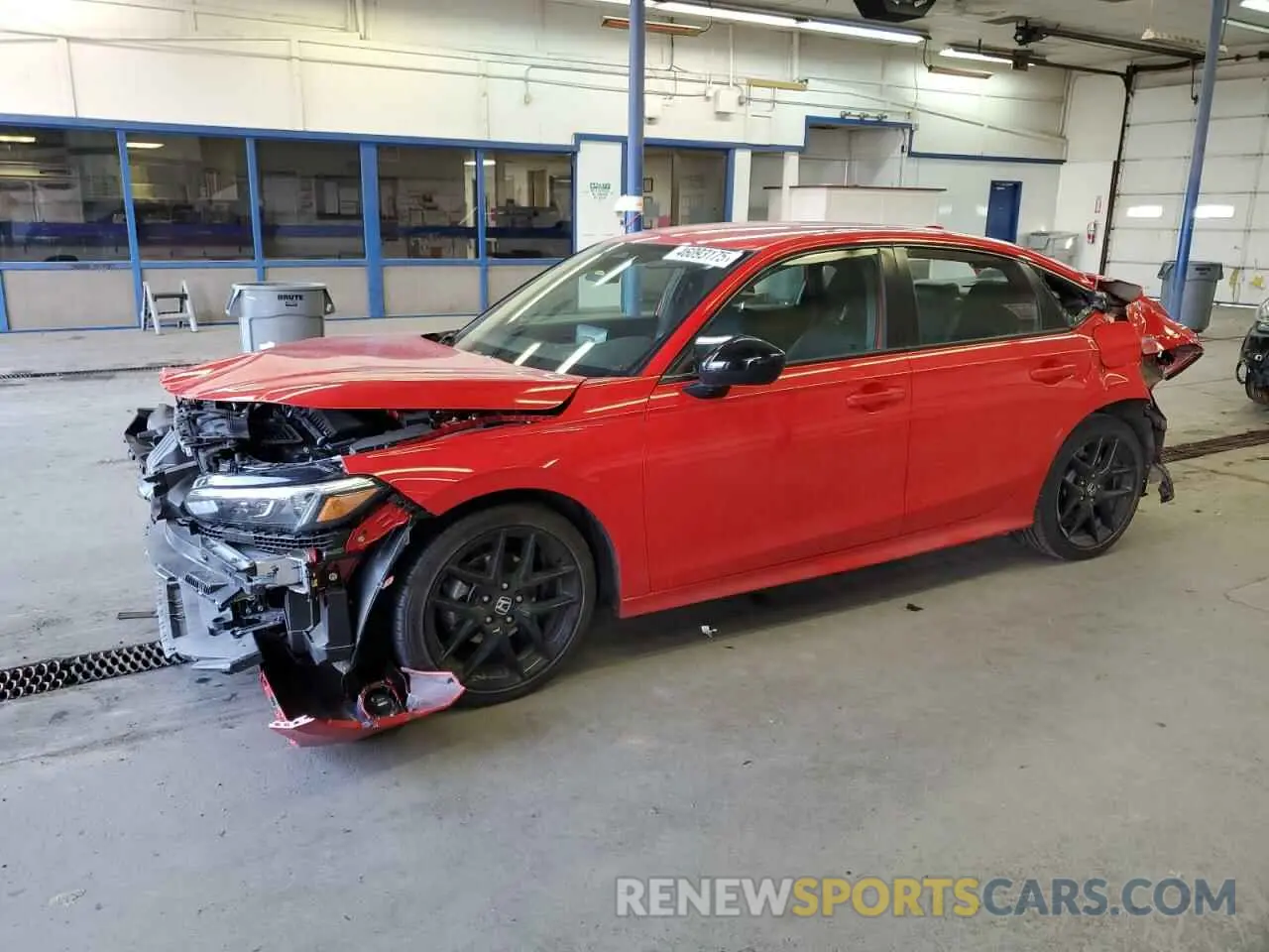 1 Photograph of a damaged car 2HGFE2F55RH585551 HONDA CIVIC 2024