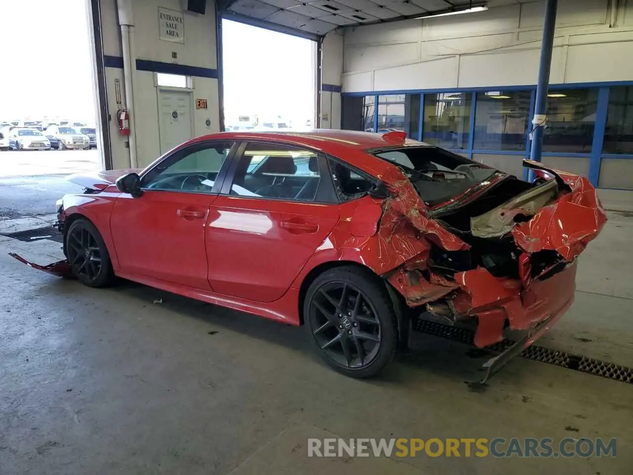 2 Photograph of a damaged car 2HGFE2F55RH585551 HONDA CIVIC 2024