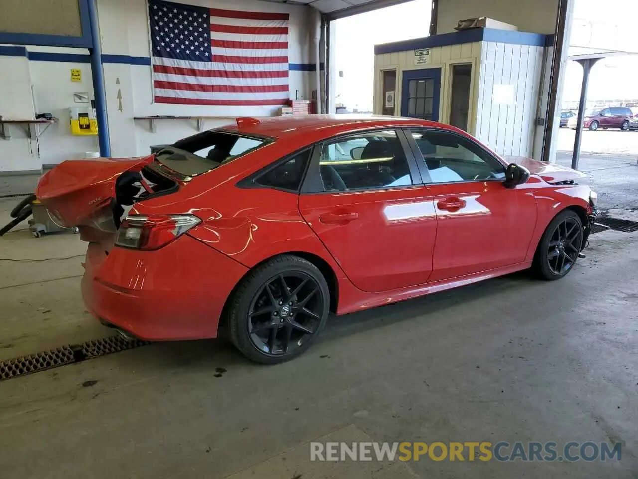 3 Photograph of a damaged car 2HGFE2F55RH585551 HONDA CIVIC 2024