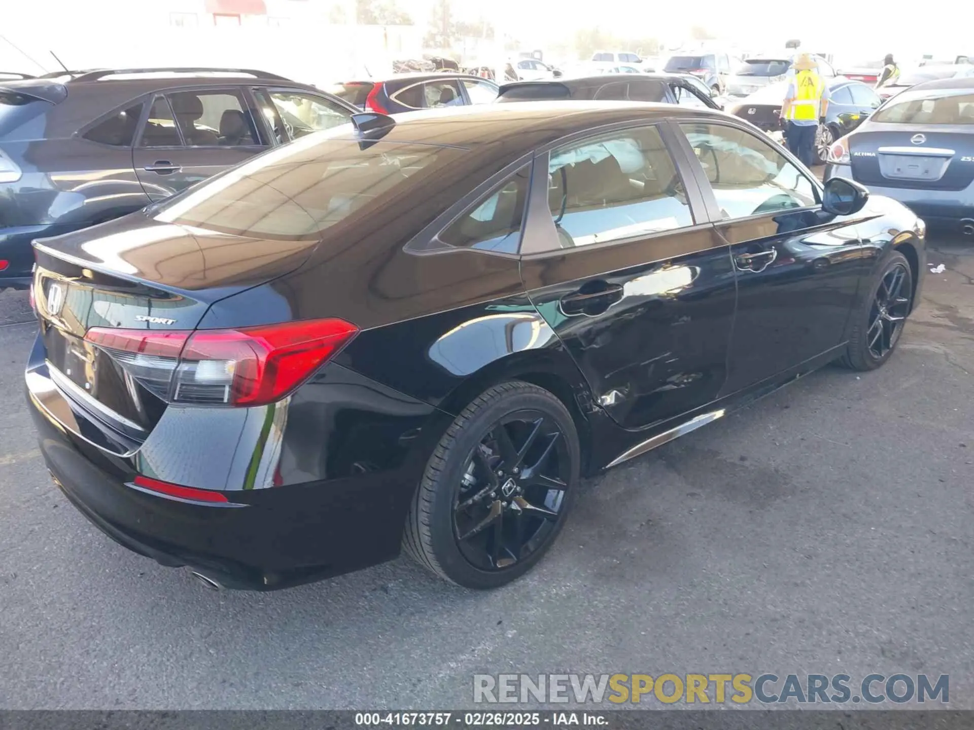 4 Photograph of a damaged car 2HGFE2F55RH587283 HONDA CIVIC 2024