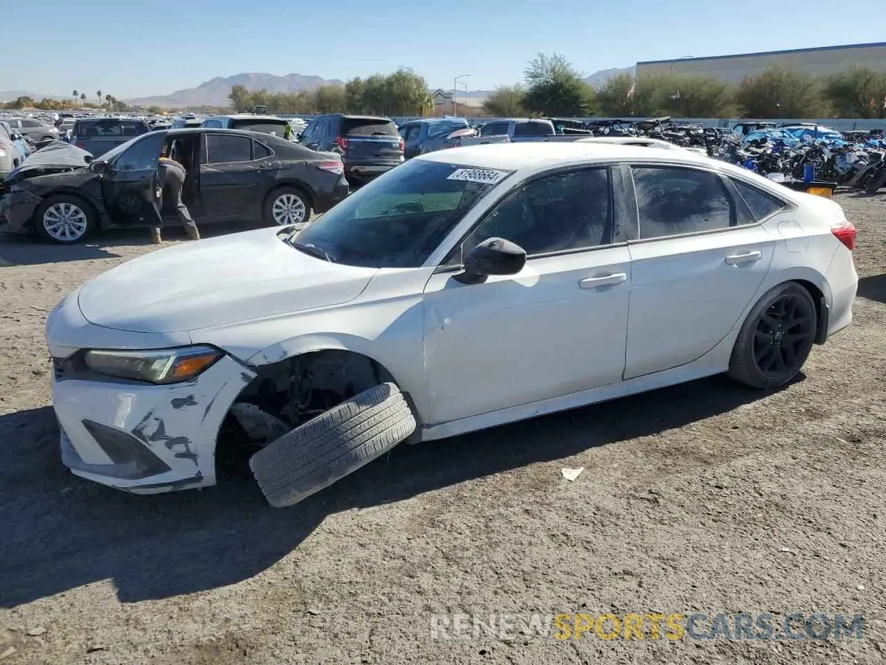 1 Photograph of a damaged car 2HGFE2F55RH590443 HONDA CIVIC 2024