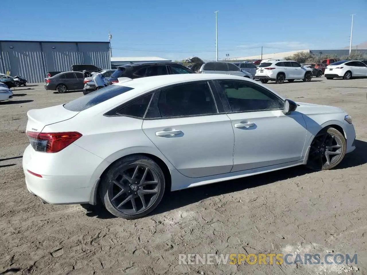 3 Photograph of a damaged car 2HGFE2F55RH590443 HONDA CIVIC 2024