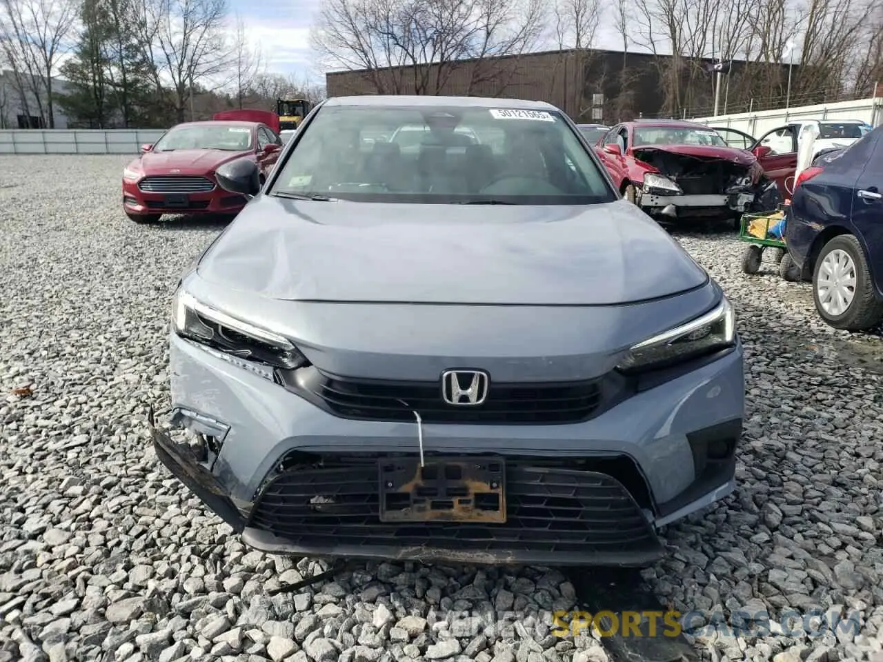 5 Photograph of a damaged car 2HGFE2F56RH503696 HONDA CIVIC 2024