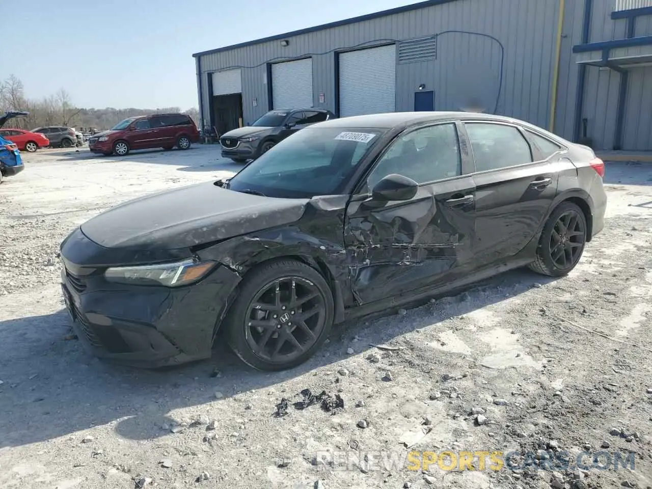 1 Photograph of a damaged car 2HGFE2F56RH505576 HONDA CIVIC 2024