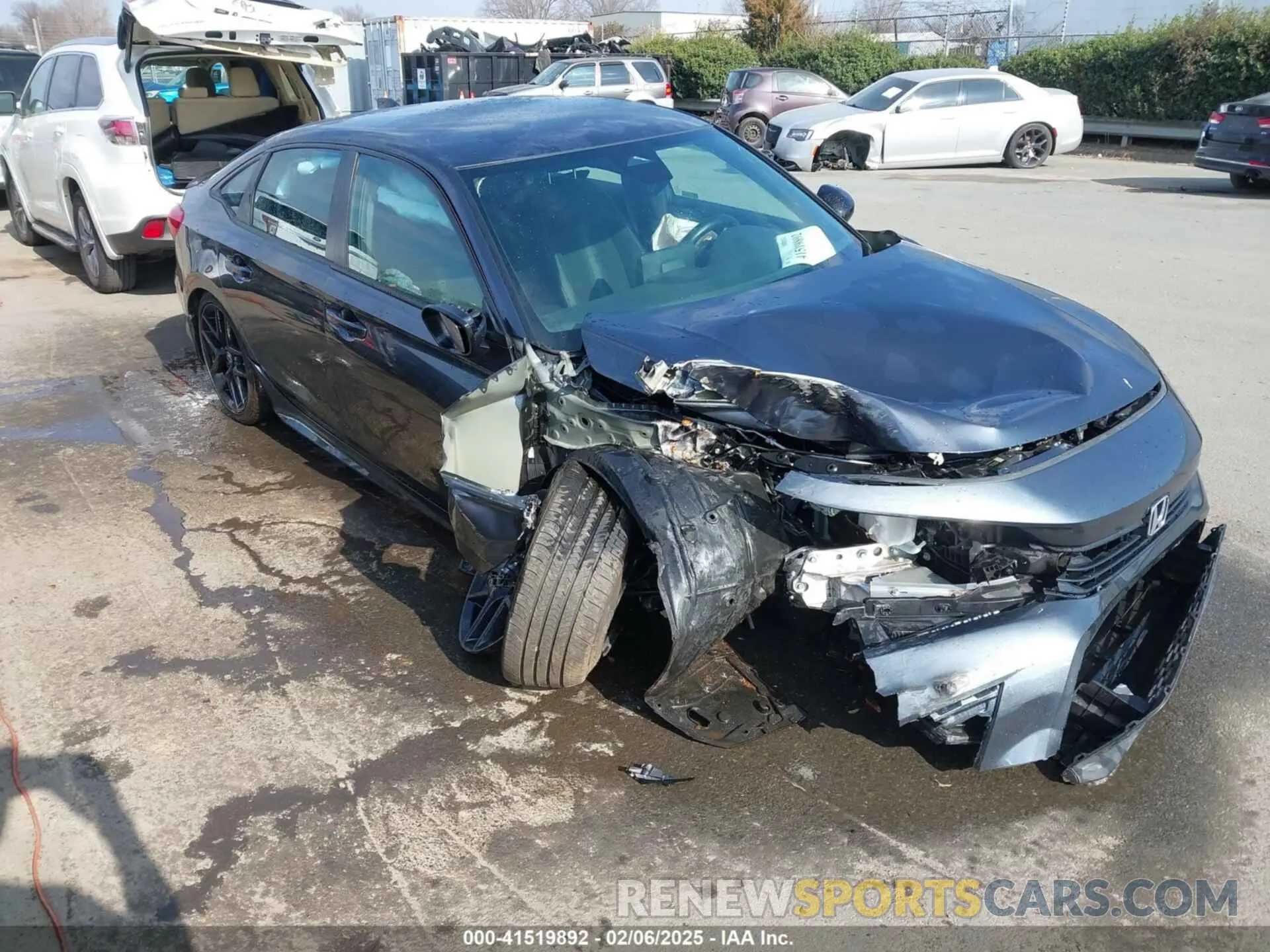 1 Photograph of a damaged car 2HGFE2F56RH511040 HONDA CIVIC 2024
