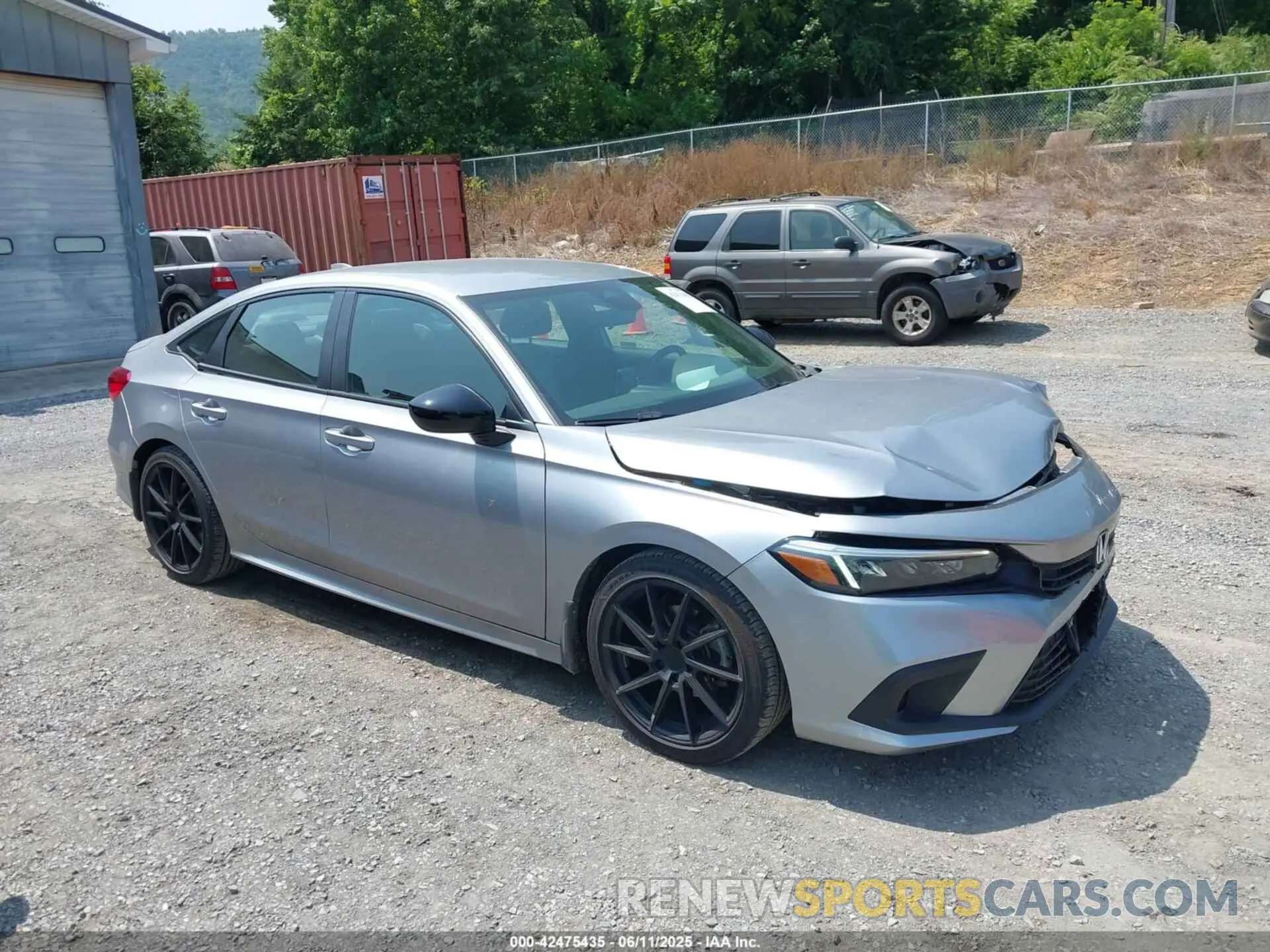1 Photograph of a damaged car 2HGFE2F56RH515475 HONDA CIVIC 2024