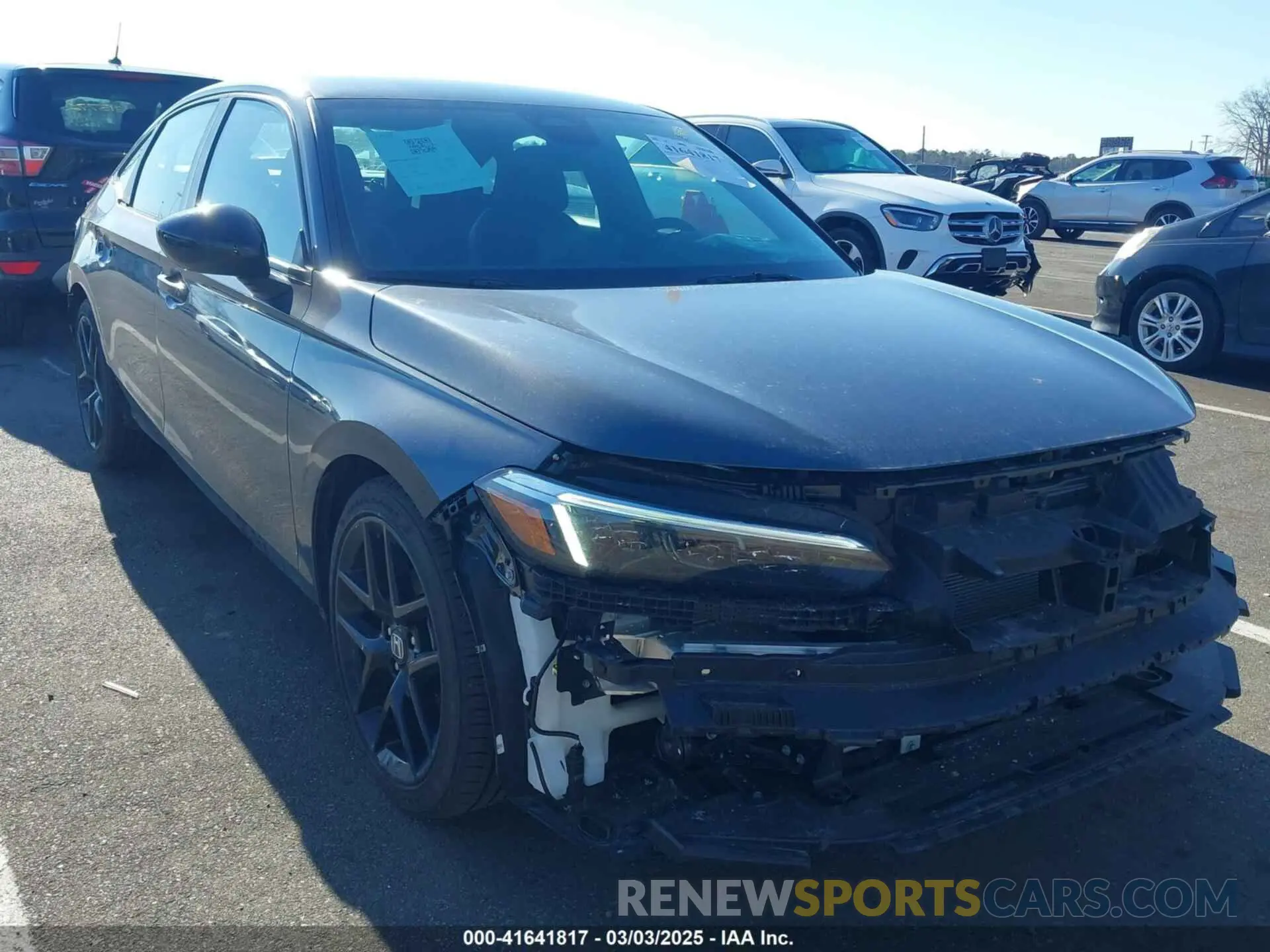 1 Photograph of a damaged car 2HGFE2F56RH520918 HONDA CIVIC 2024