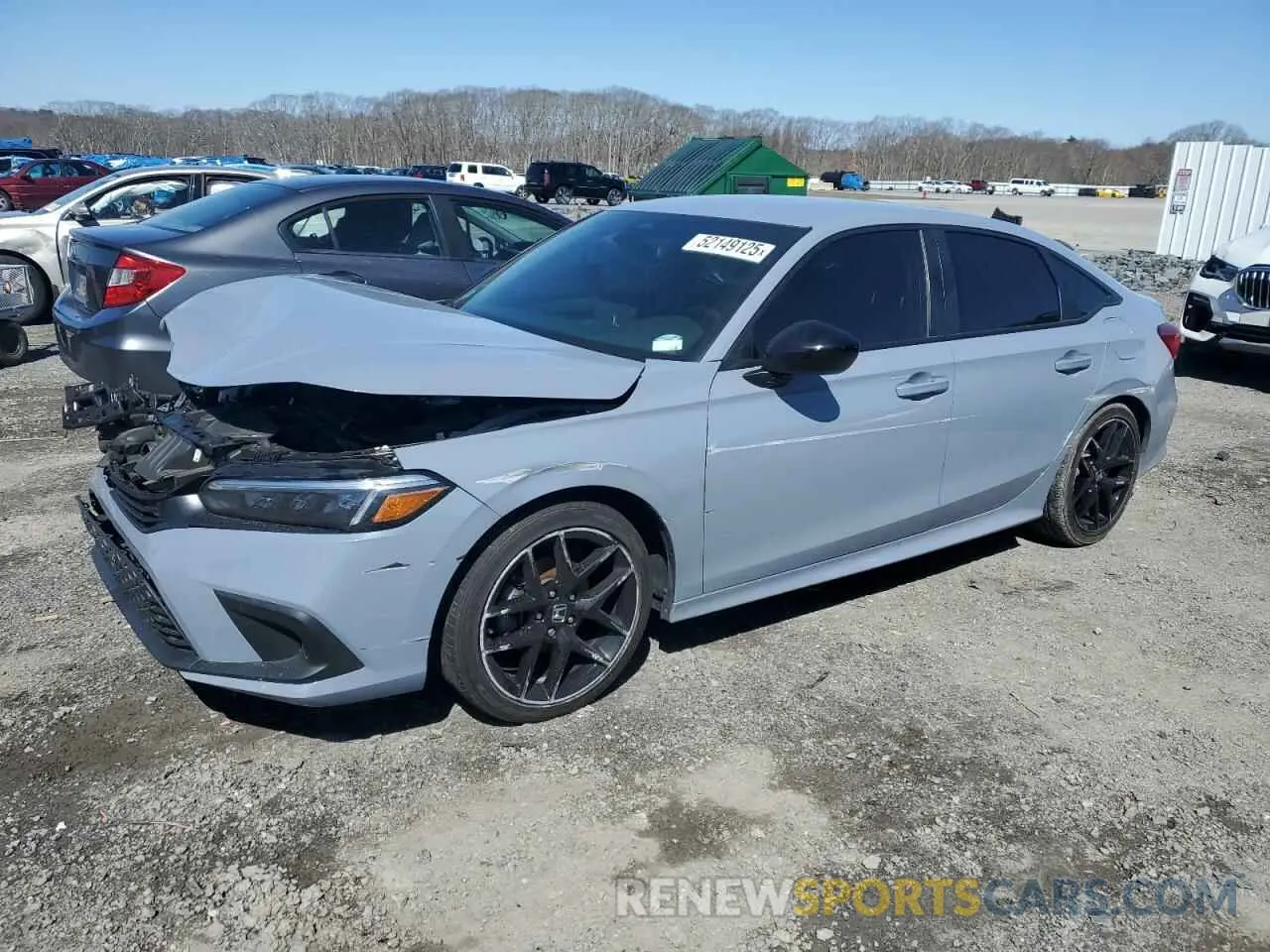 1 Photograph of a damaged car 2HGFE2F56RH524869 HONDA CIVIC 2024