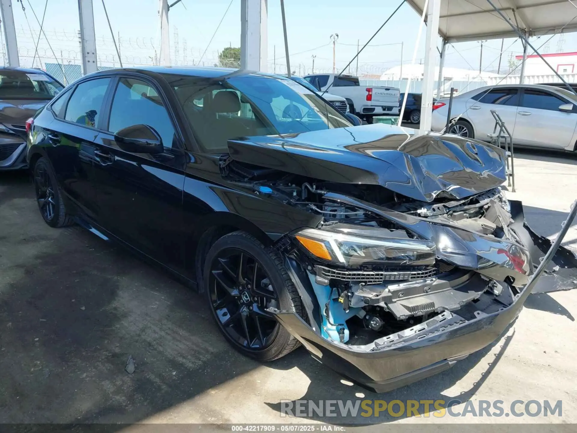 1 Photograph of a damaged car 2HGFE2F56RH531448 HONDA CIVIC 2024