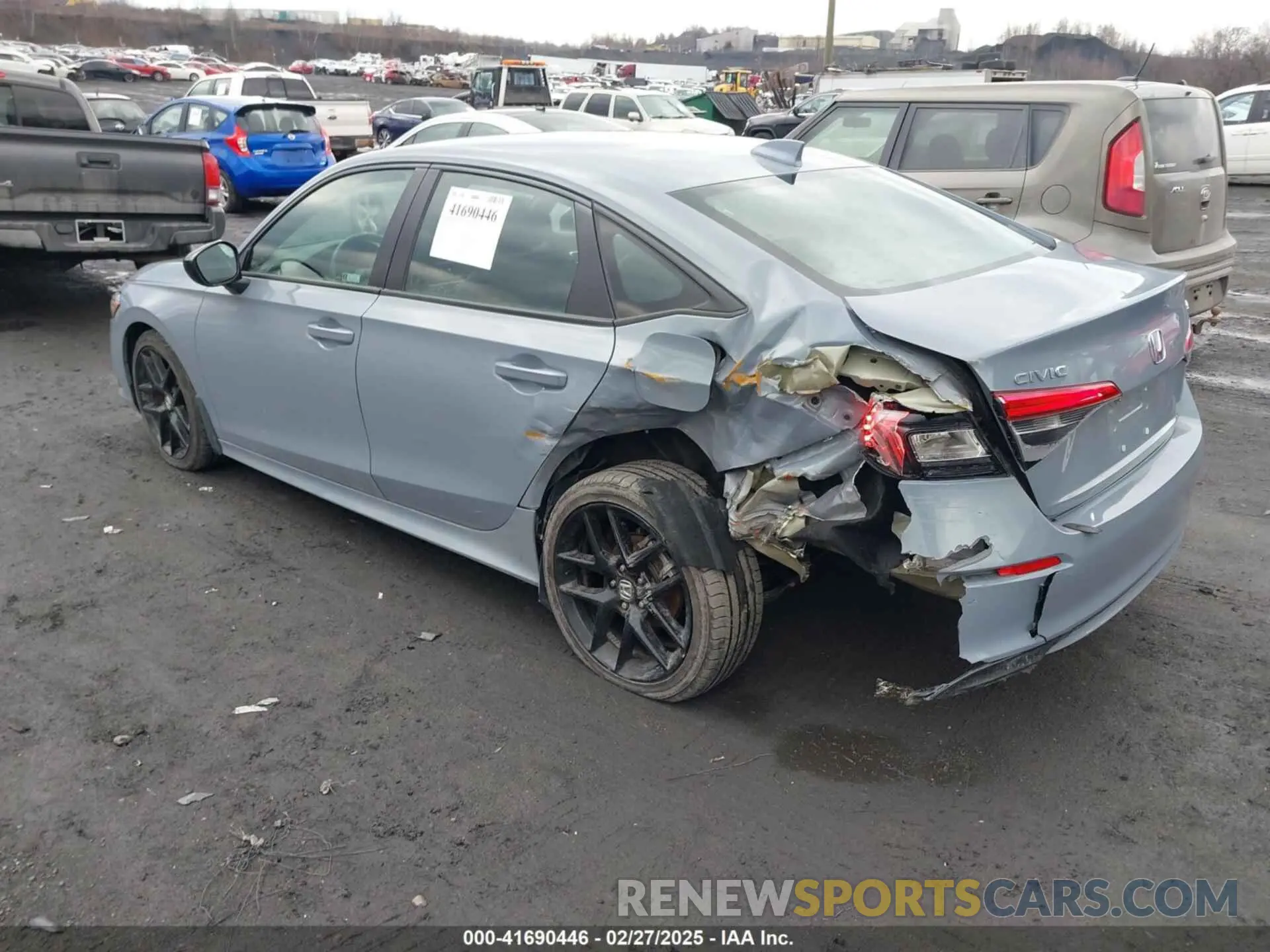 3 Photograph of a damaged car 2HGFE2F56RH539825 HONDA CIVIC 2024