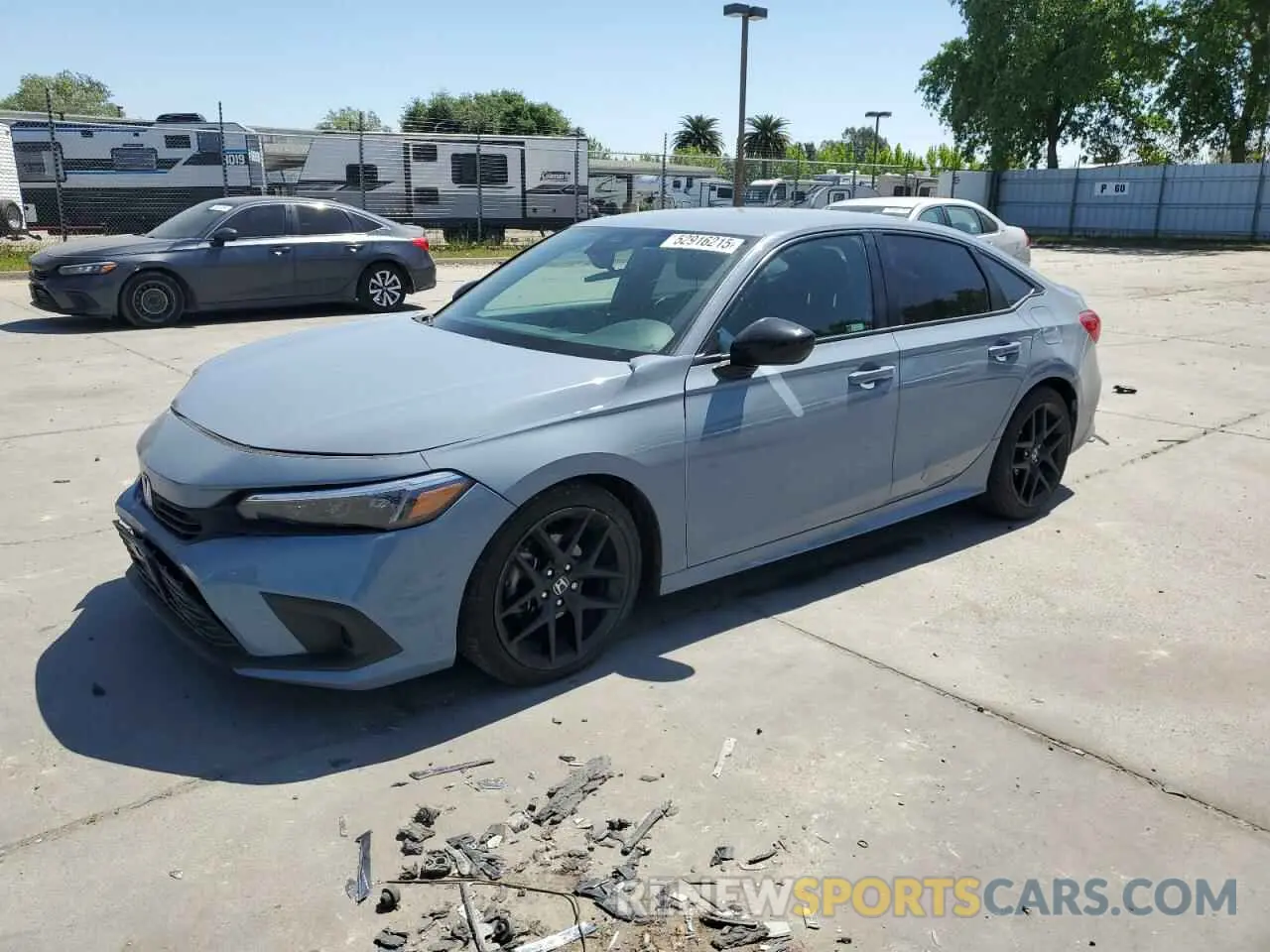 1 Photograph of a damaged car 2HGFE2F56RH547455 HONDA CIVIC 2024