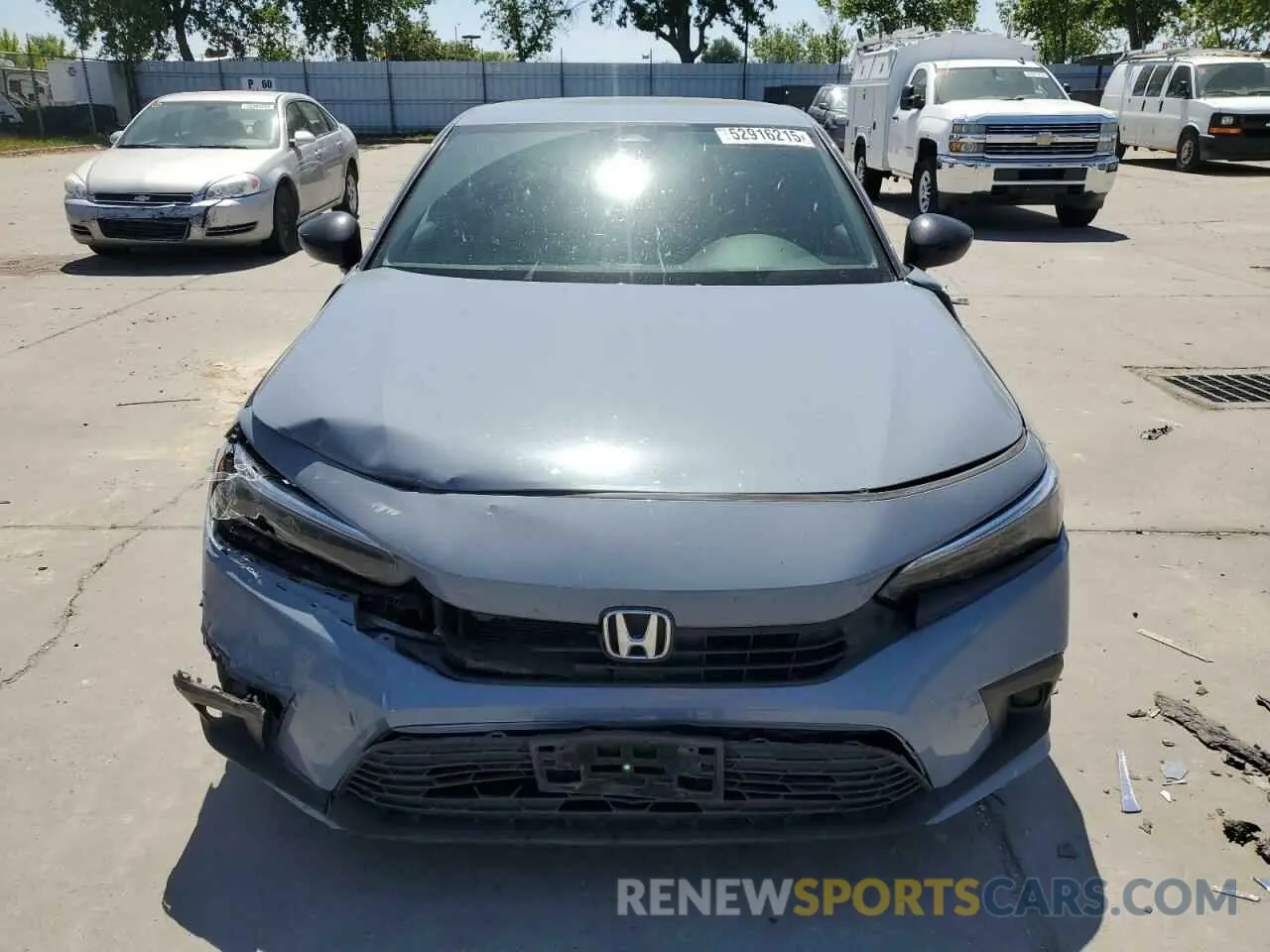 5 Photograph of a damaged car 2HGFE2F56RH547455 HONDA CIVIC 2024