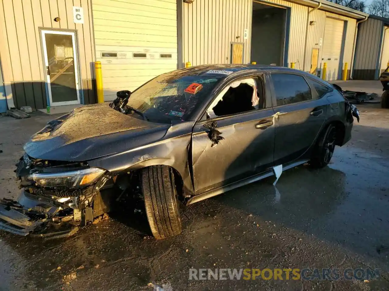 1 Photograph of a damaged car 2HGFE2F56RH551800 HONDA CIVIC 2024