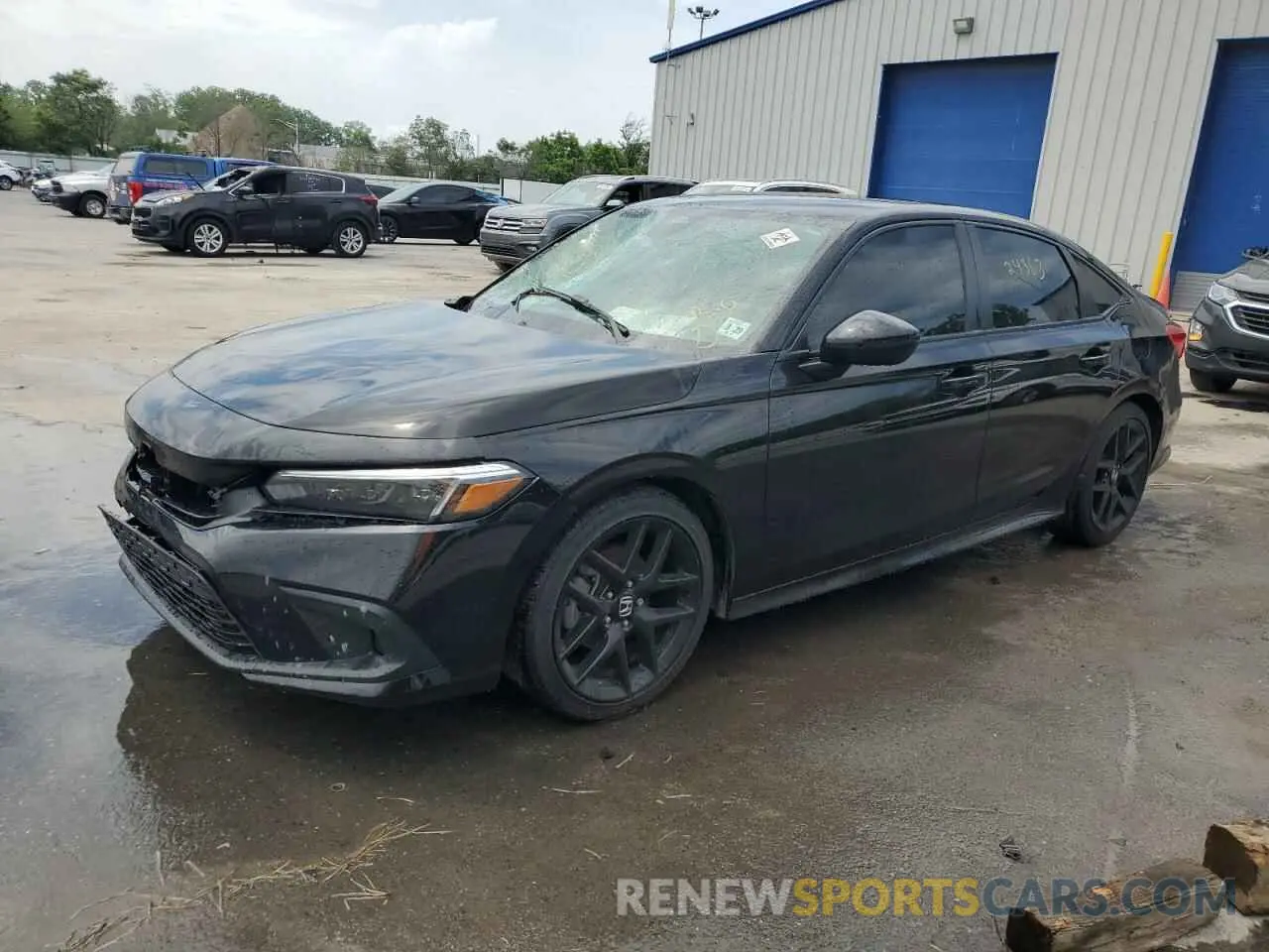 1 Photograph of a damaged car 2HGFE2F56RH553451 HONDA CIVIC 2024