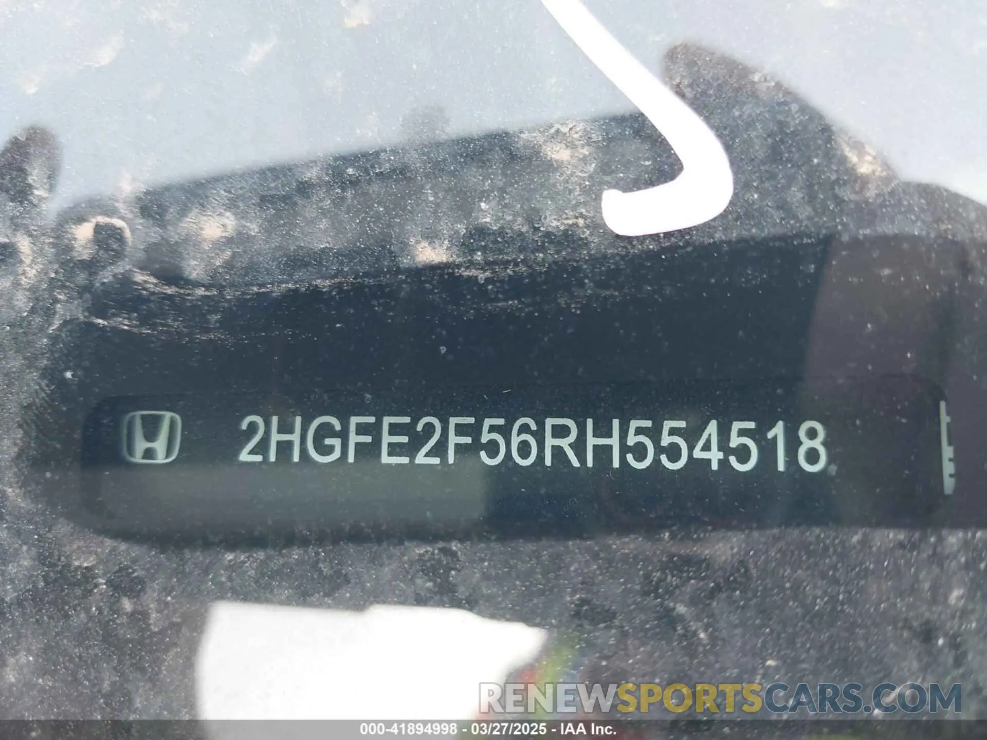 9 Photograph of a damaged car 2HGFE2F56RH554518 HONDA CIVIC 2024