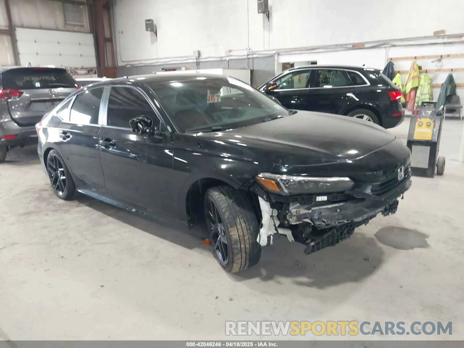 1 Photograph of a damaged car 2HGFE2F56RH555085 HONDA CIVIC 2024