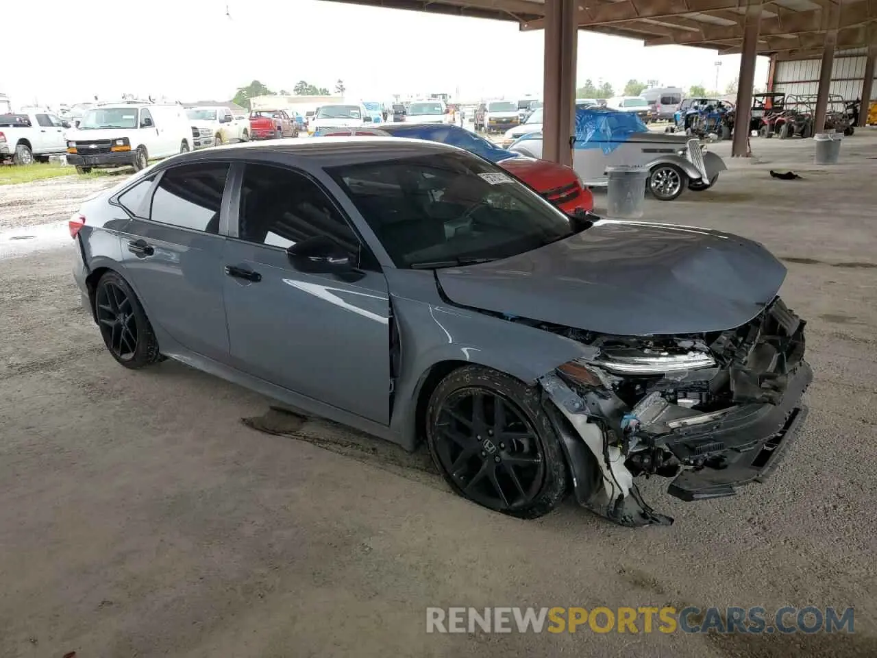 4 Photograph of a damaged car 2HGFE2F56RH560450 HONDA CIVIC 2024