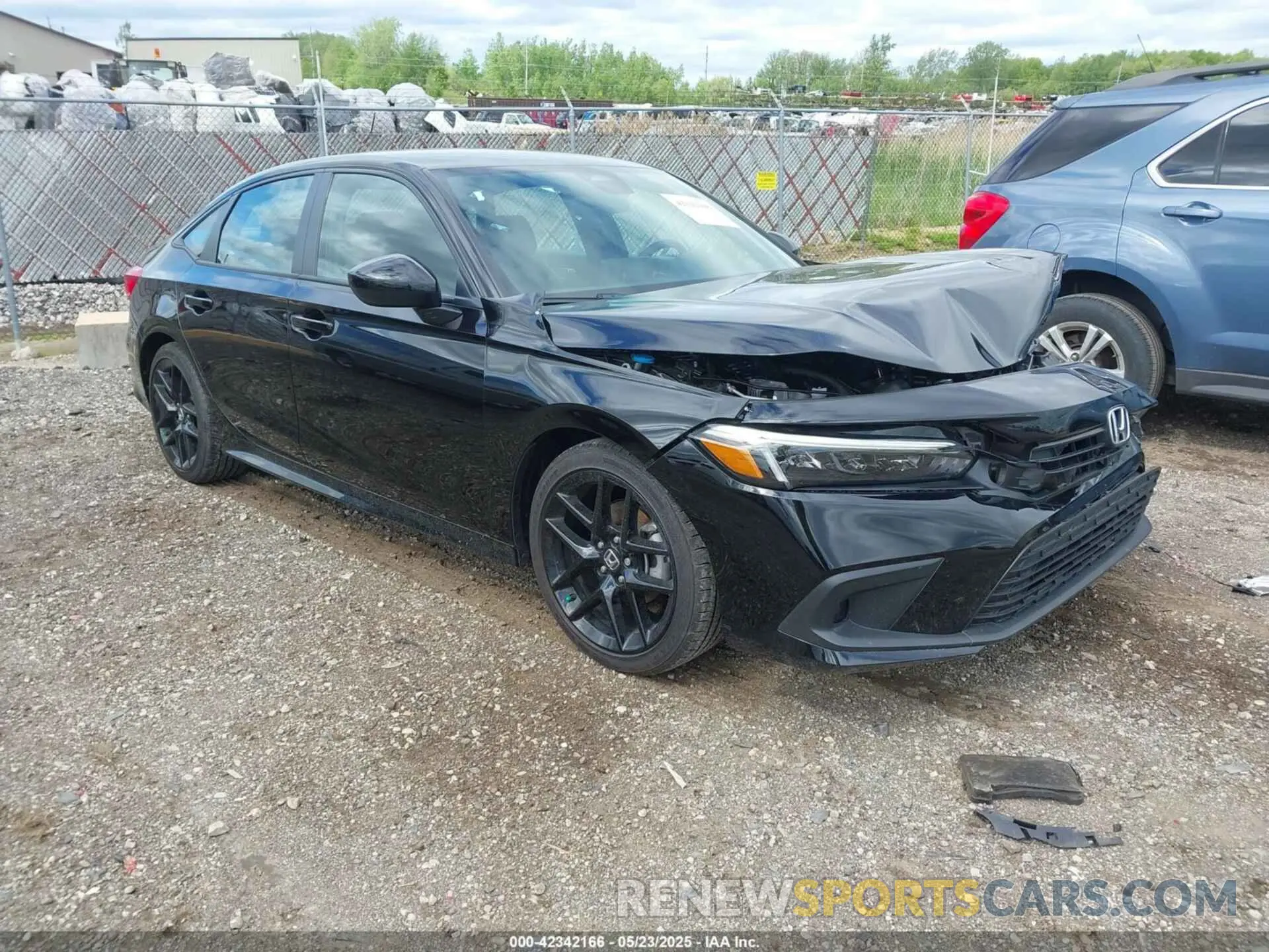 1 Photograph of a damaged car 2HGFE2F56RH580133 HONDA CIVIC 2024