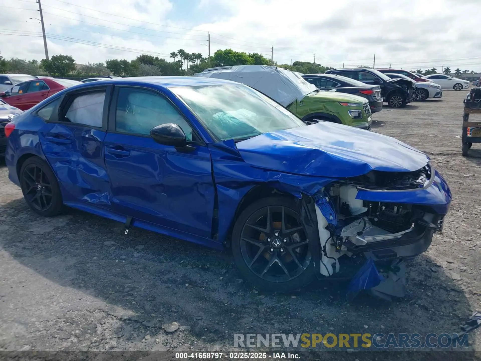 1 Photograph of a damaged car 2HGFE2F56RH587809 HONDA CIVIC 2024