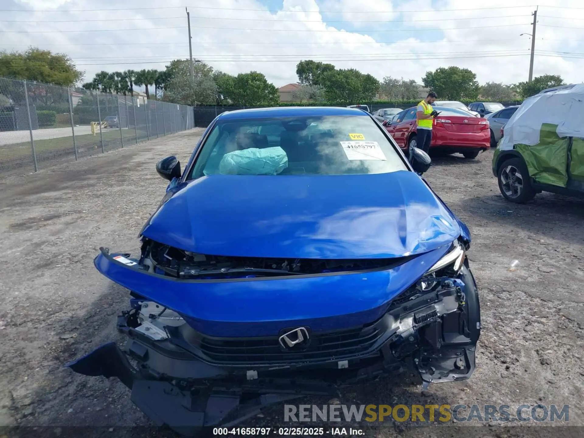 13 Photograph of a damaged car 2HGFE2F56RH587809 HONDA CIVIC 2024