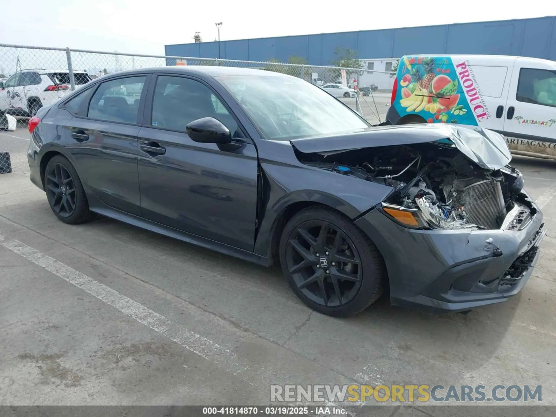 1 Photograph of a damaged car 2HGFE2F57RH512469 HONDA CIVIC 2024
