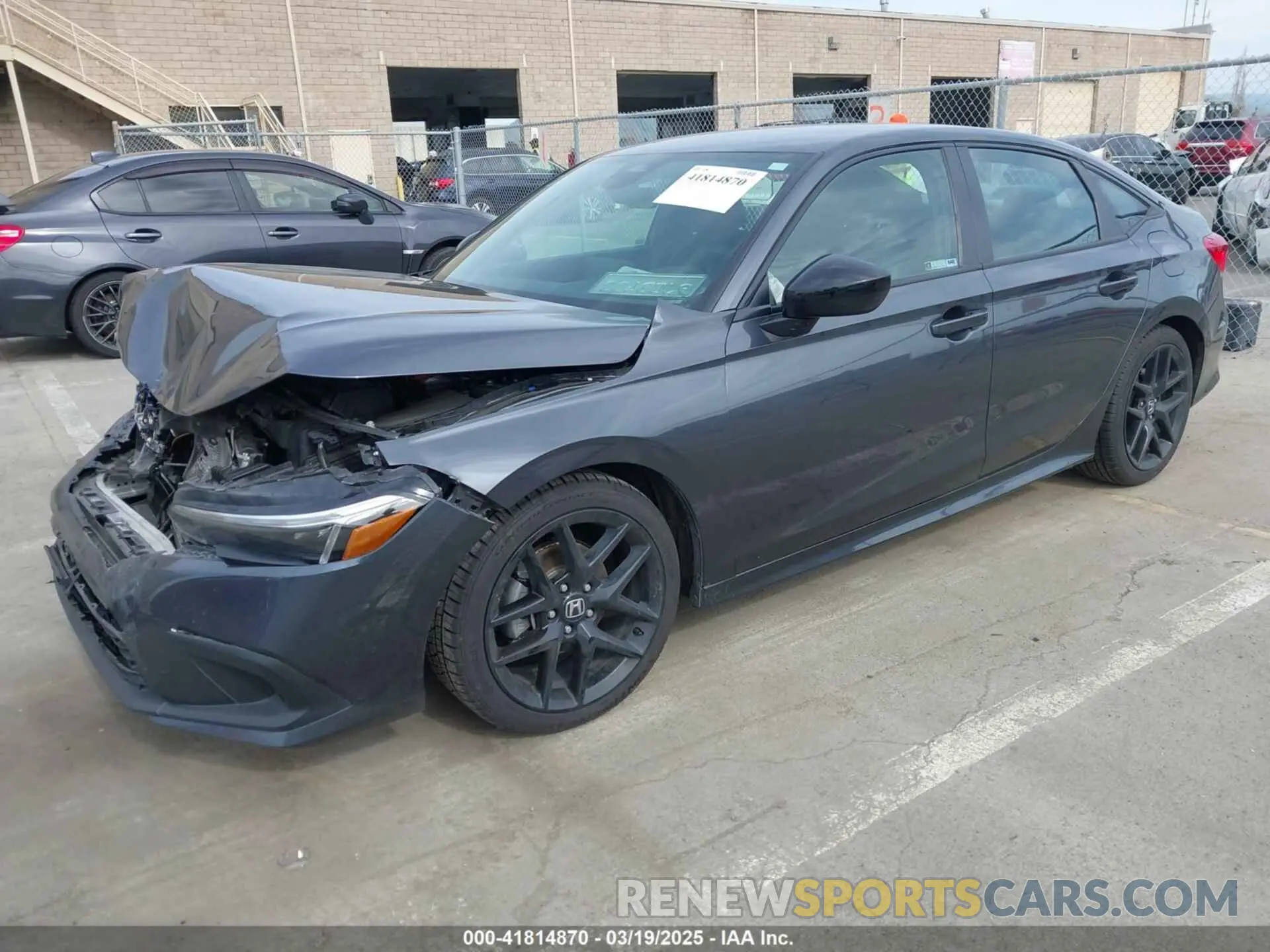 2 Photograph of a damaged car 2HGFE2F57RH512469 HONDA CIVIC 2024